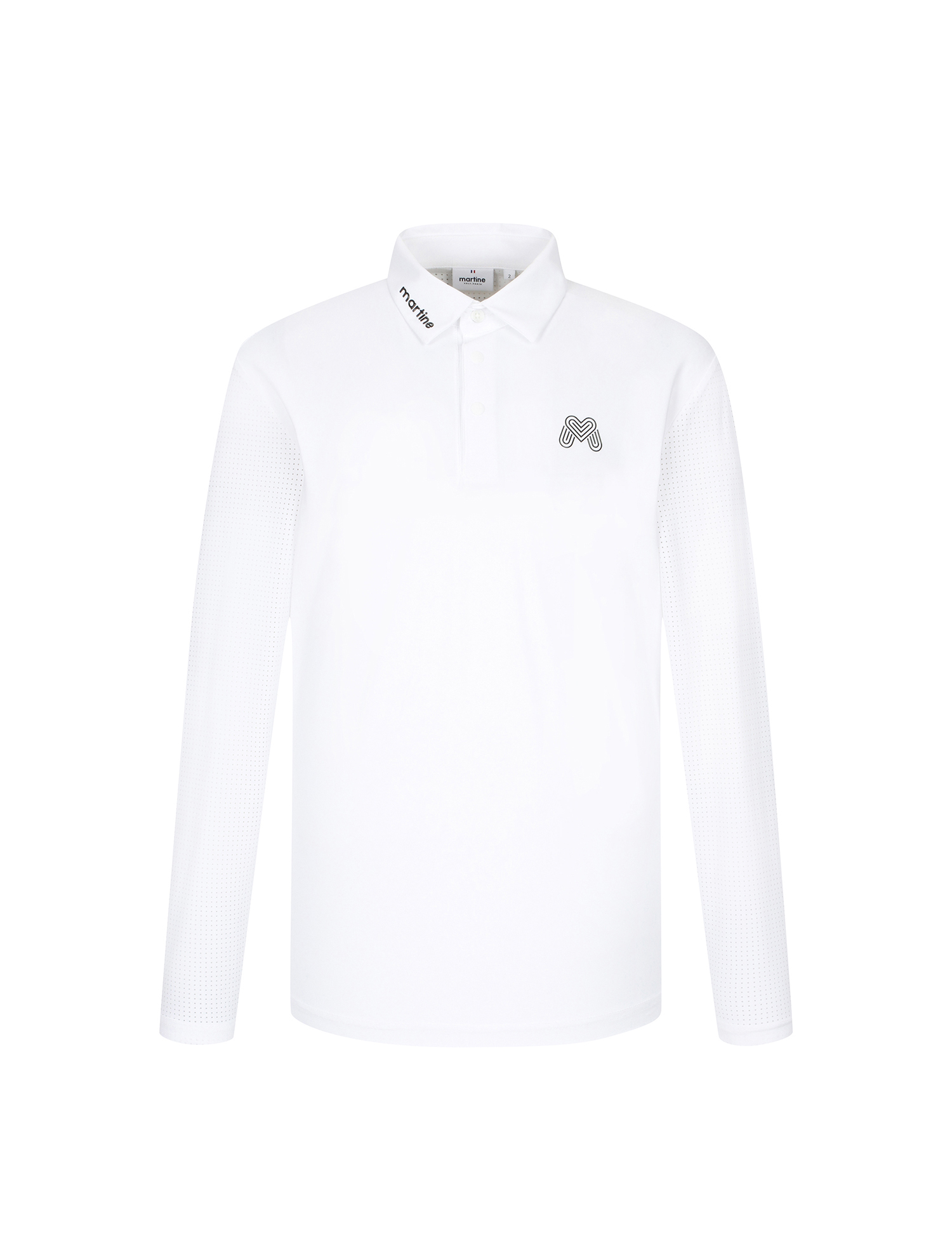 Collar T-Shirts_White (Men) (QM0EKS21531)