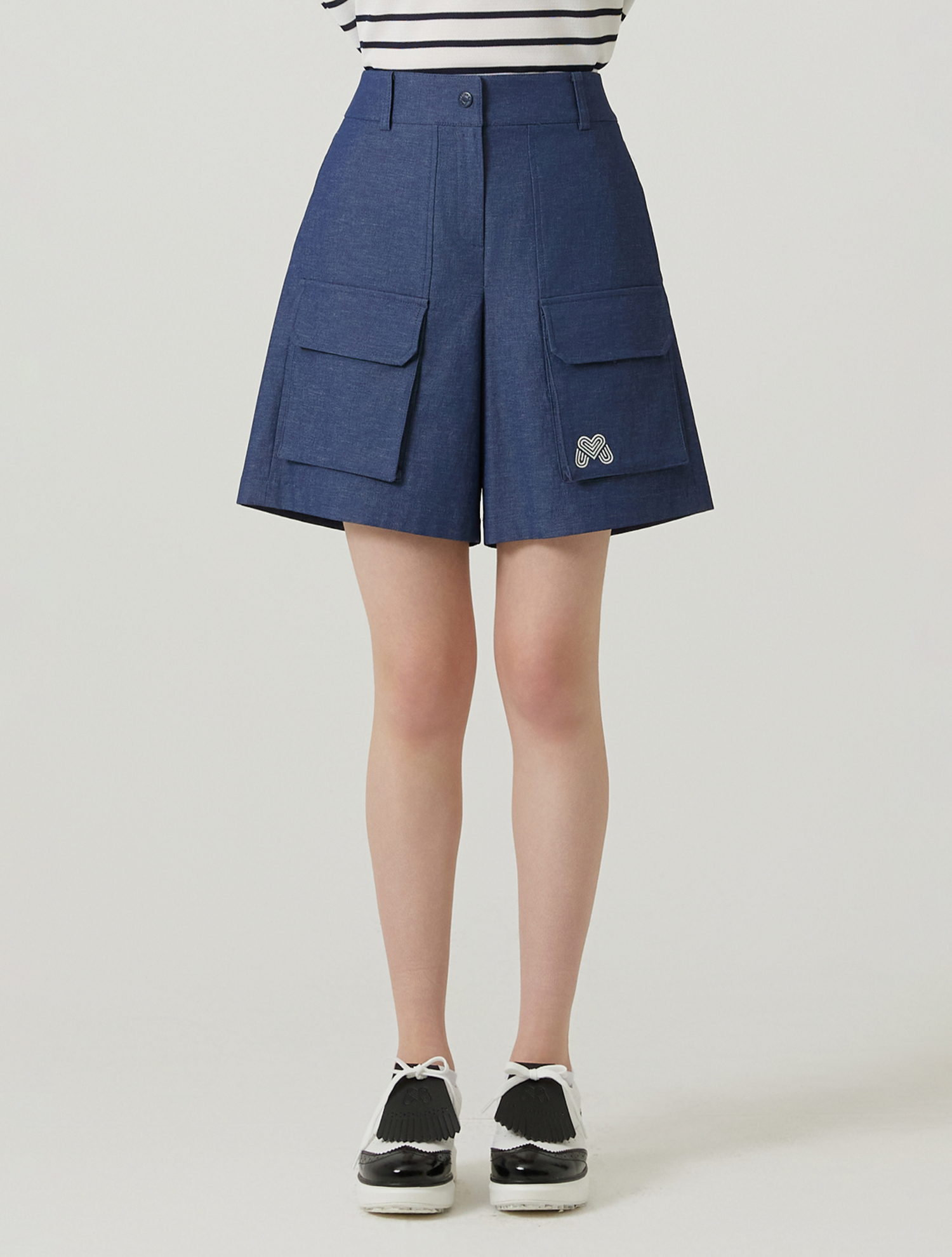 Big Pocket Half Pants_Navy (QW0ESP20349)