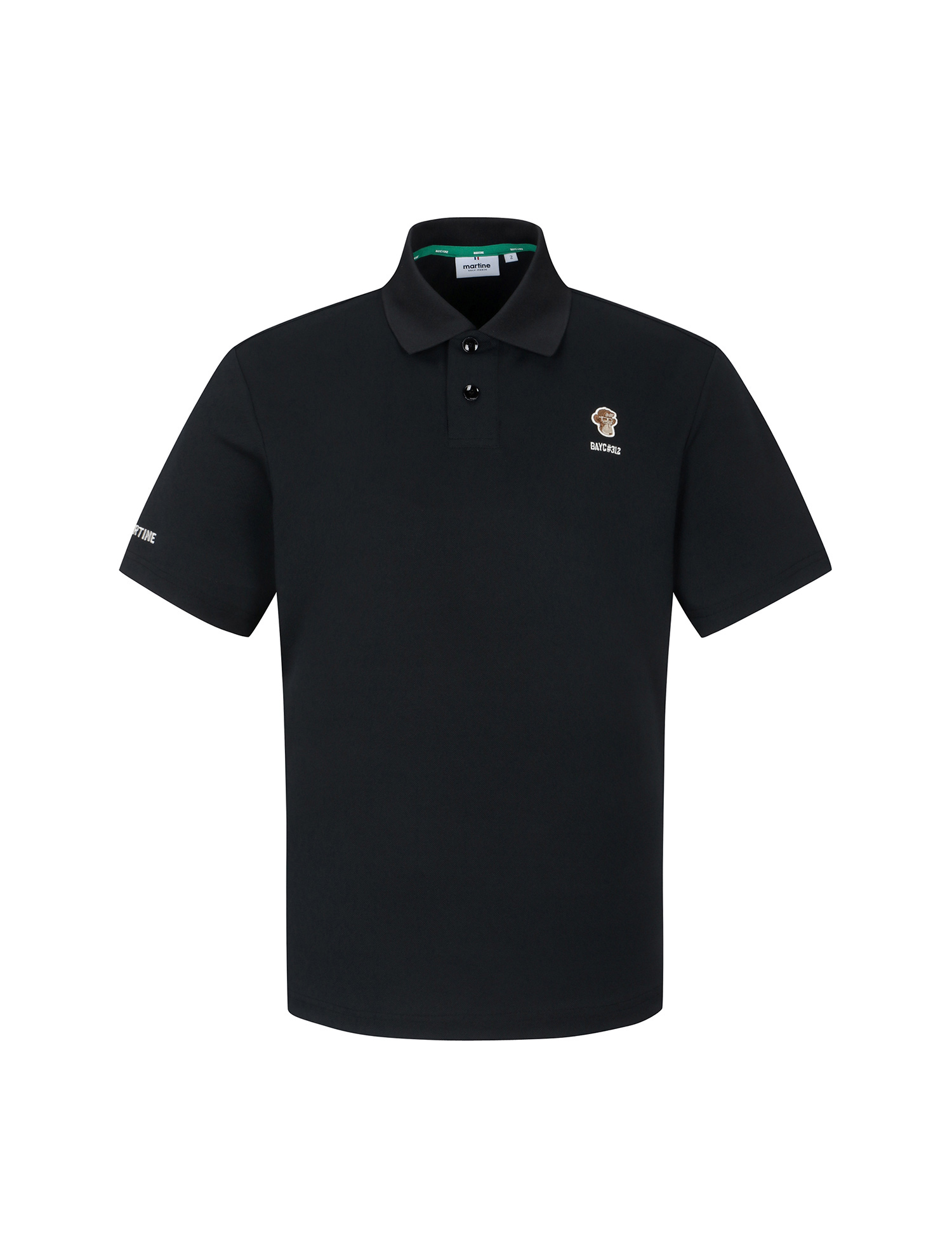 Collaboration Polo Shirts_Black (Men) (QM0EKS25139)