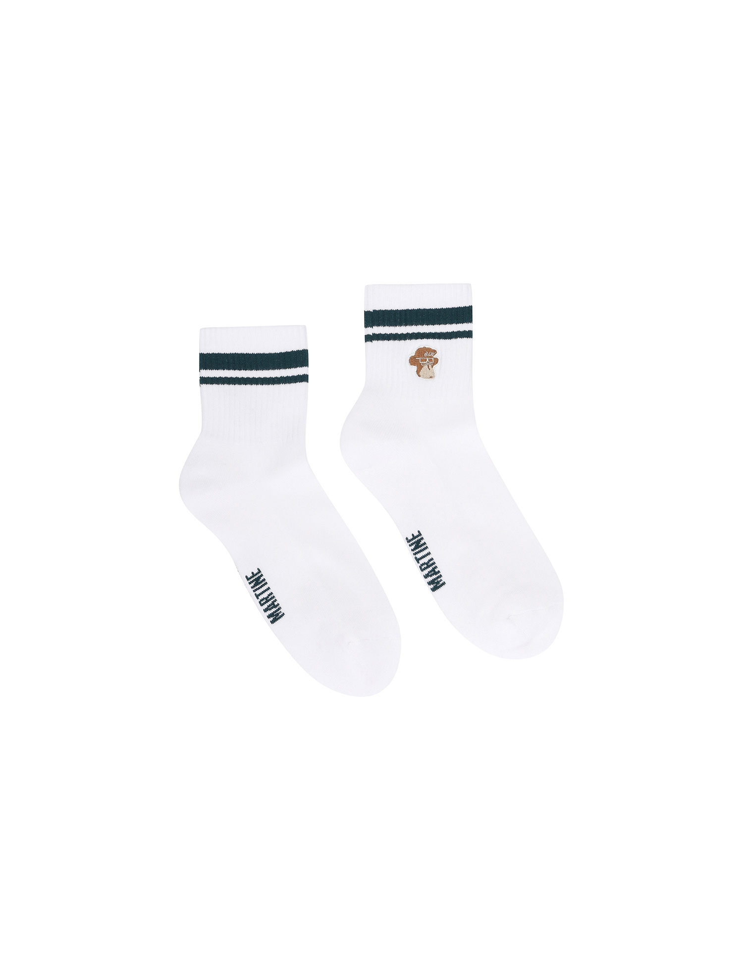 Collaboration Middle Socks_White (Men) (QMAESC25131)