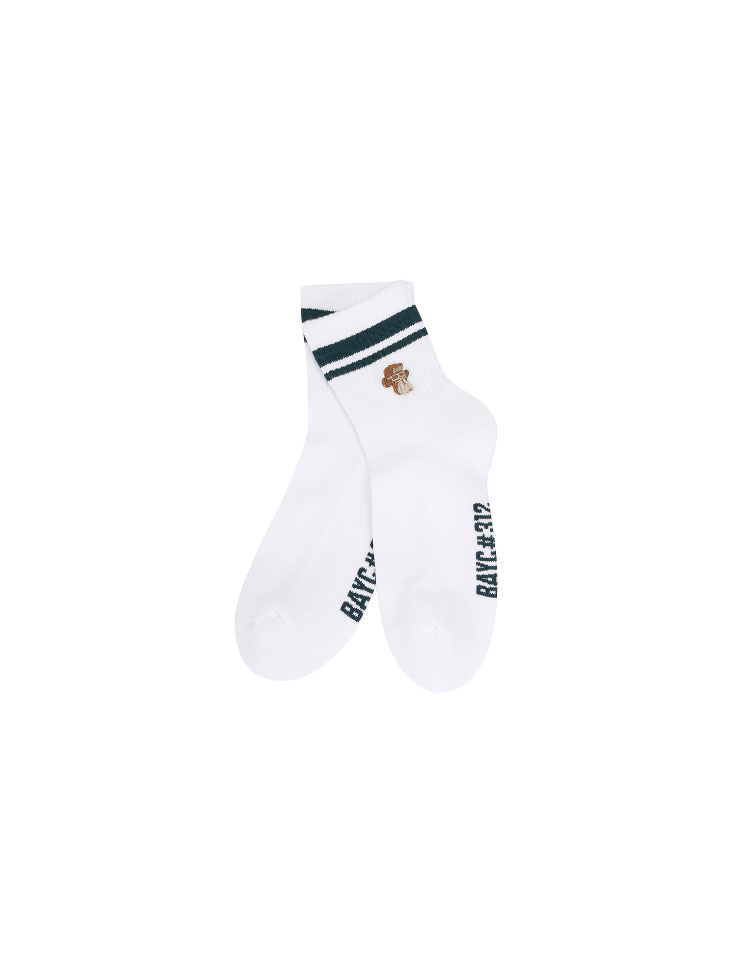 Collaboration Middle Socks_White (Men) (QMAESC25131)