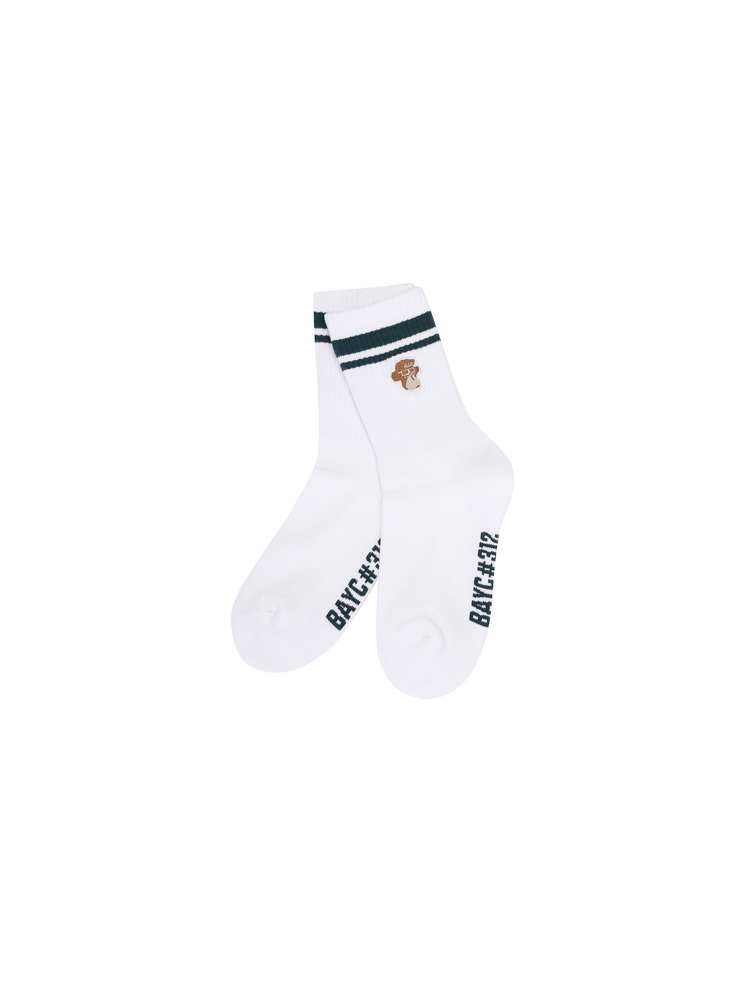 Collaboration Artwork Middle Socks_White (QWAESC25131)