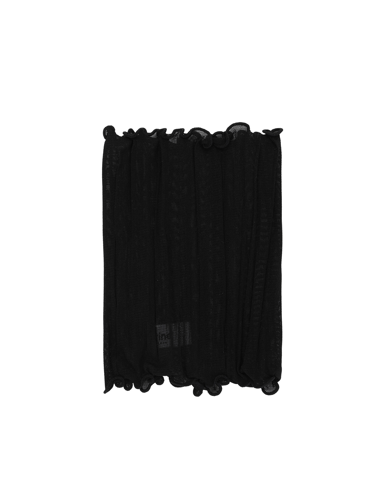 Pleats Neck Cover_Black (QWAEMF25139)