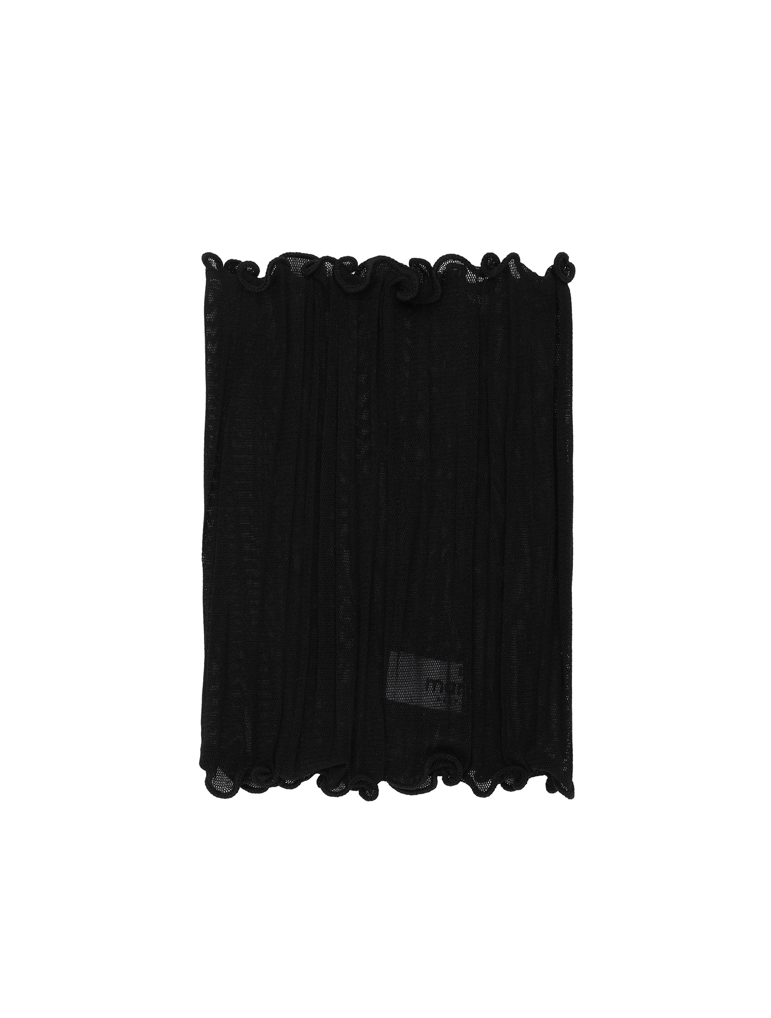 Pleats Neck Cover_Black (QWAEMF25139)