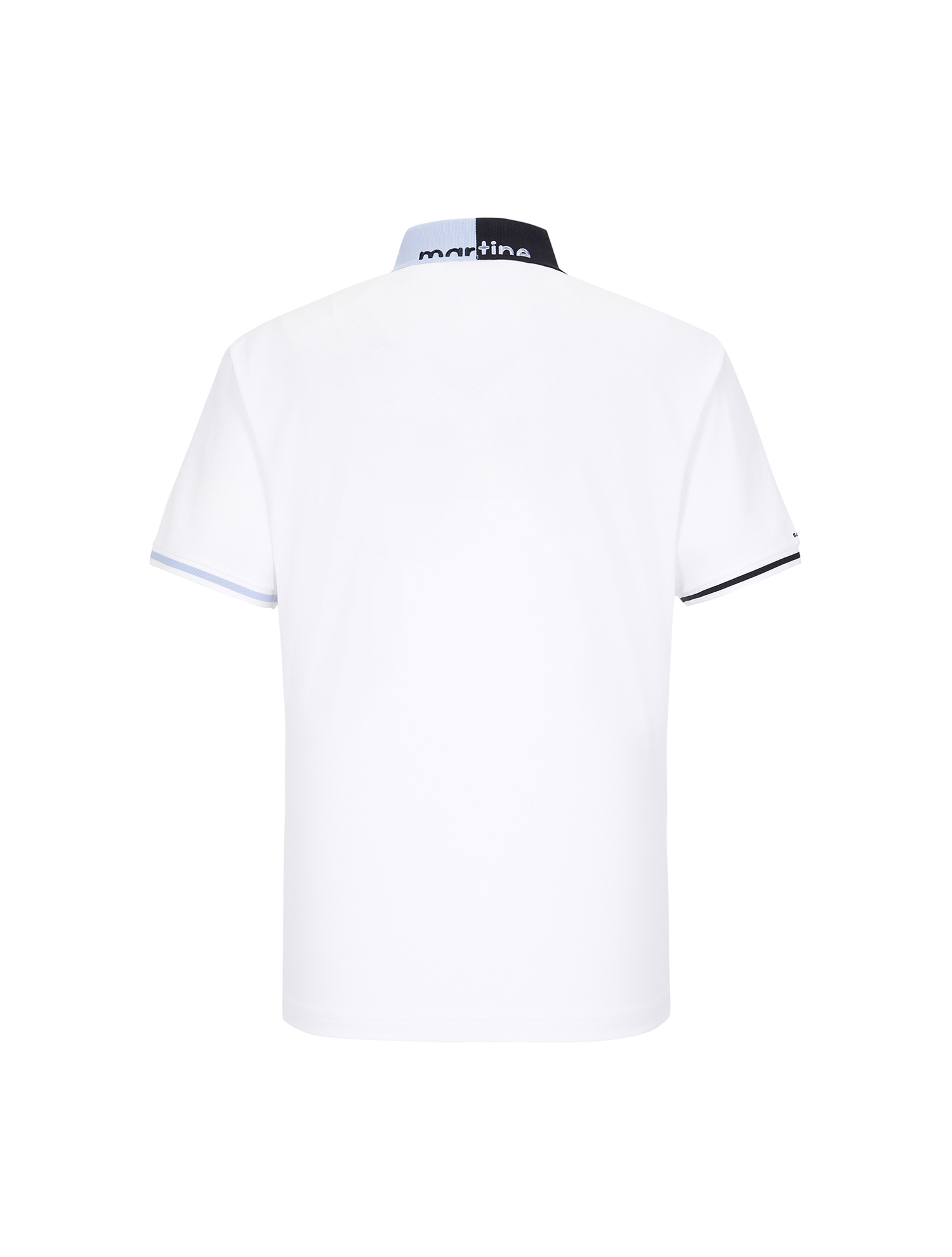 Half&amp;Half Collar Polo Shirts_White (Men) (QM0EKS20231)