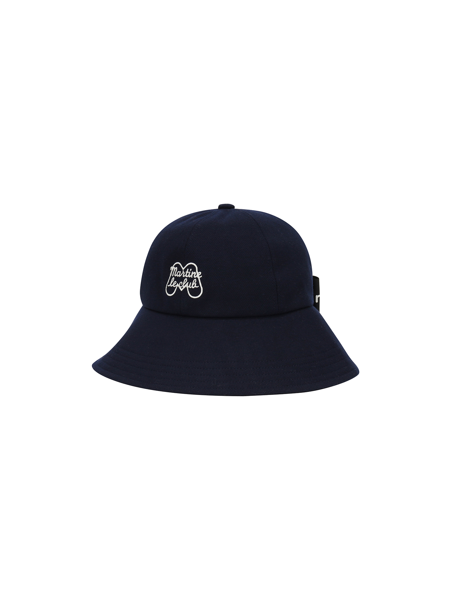 Back Ribbon Bucket Hat_NAVY (QWAECP30349)