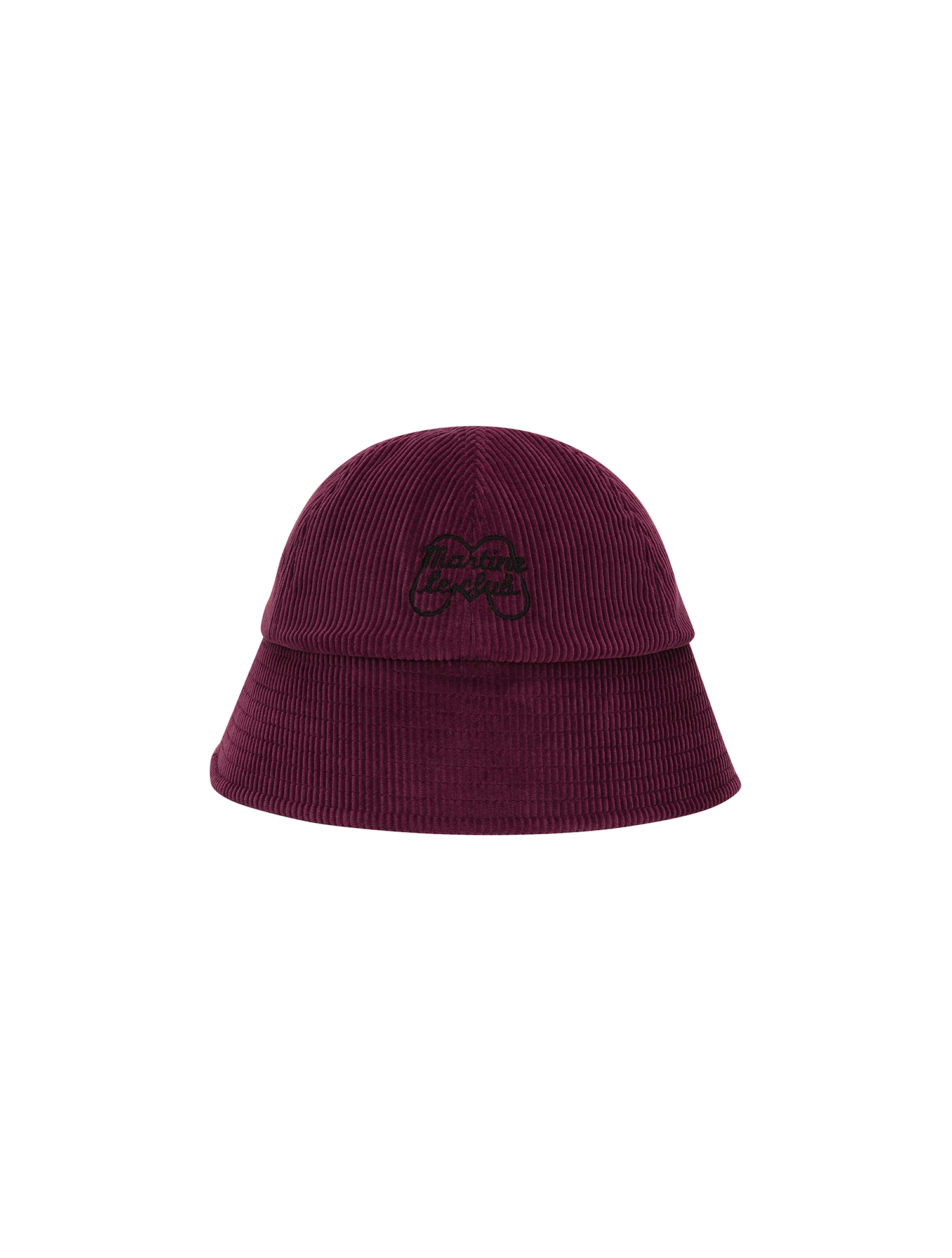 Symbol Corduroy Bucket Hat_BURGUNDY (QWAECP30280)