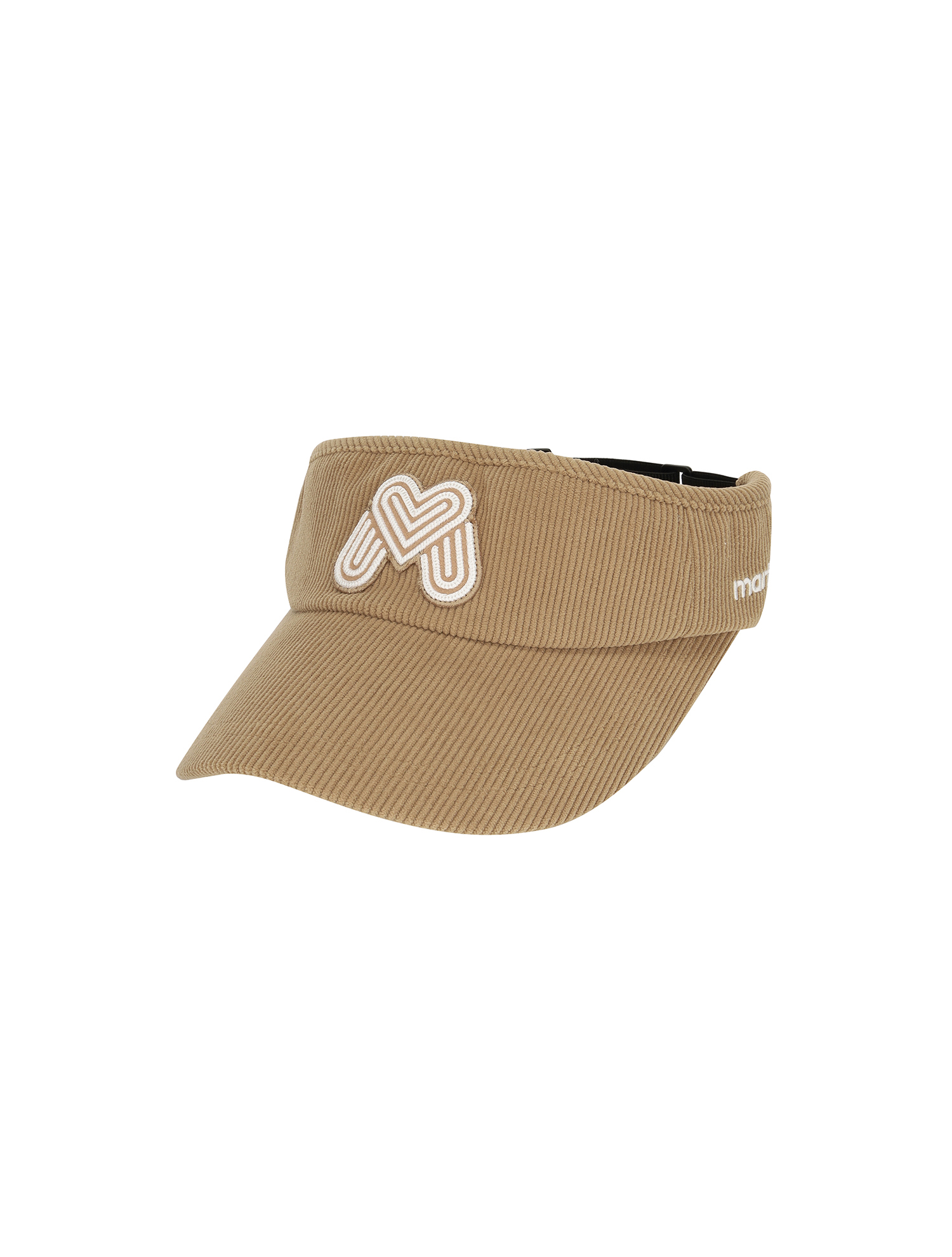 Symbol Corduroy Visor_BEIGE (QWAECP30153)