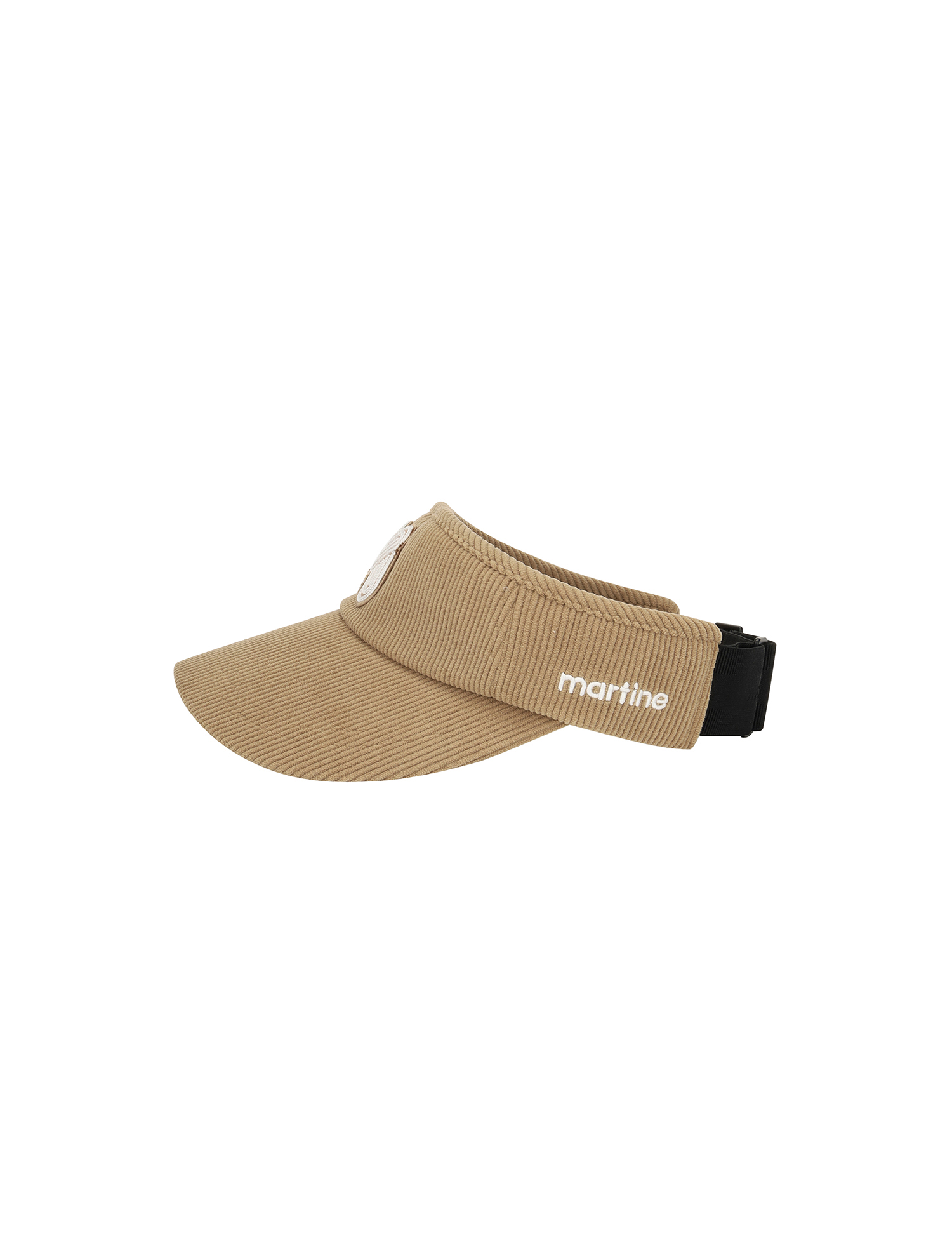 Symbol Corduroy Visor_BEIGE (QWAECP30153)