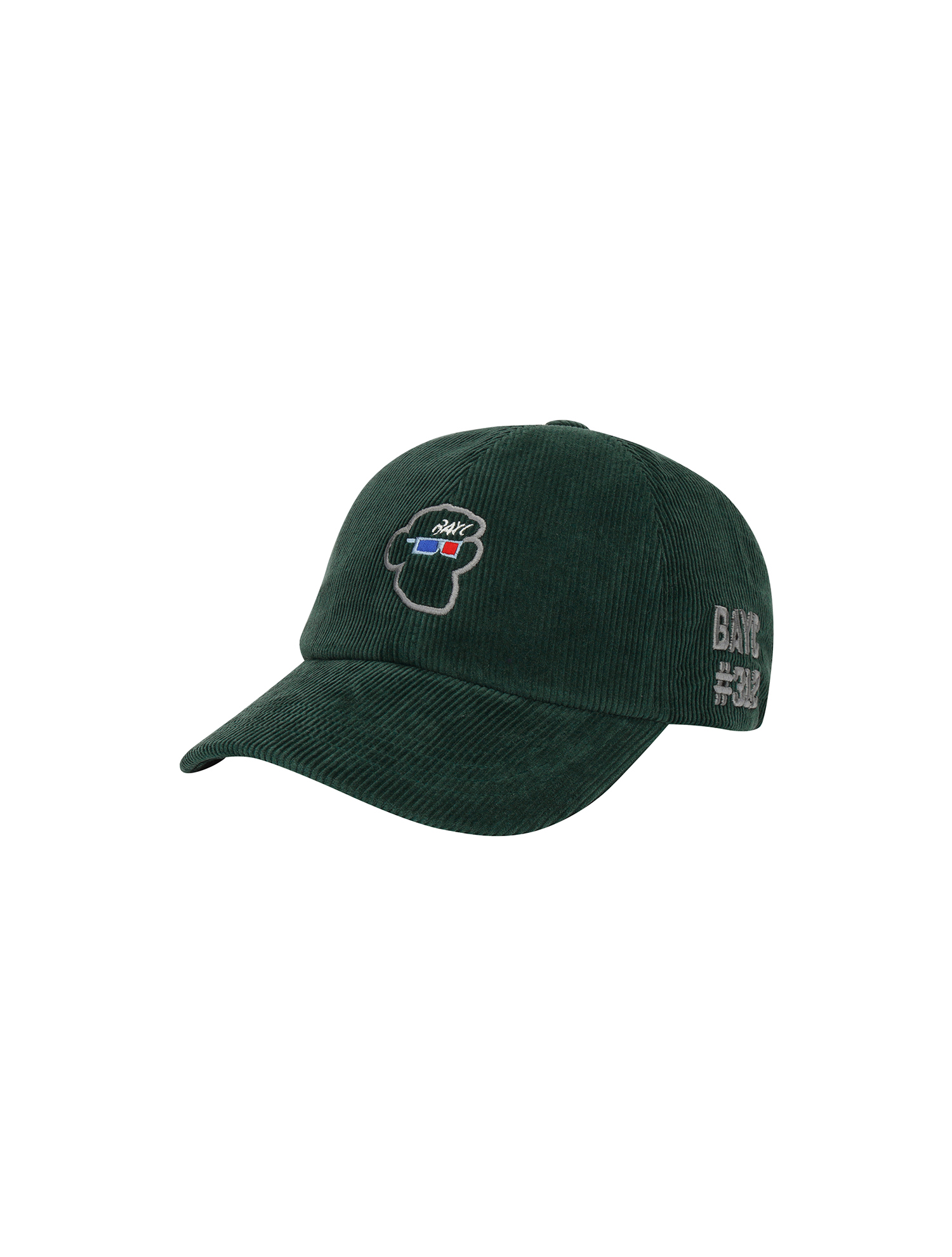 BAYC Corduroy Ball Cap_D/GREEN (Men) (QMAECP30123)