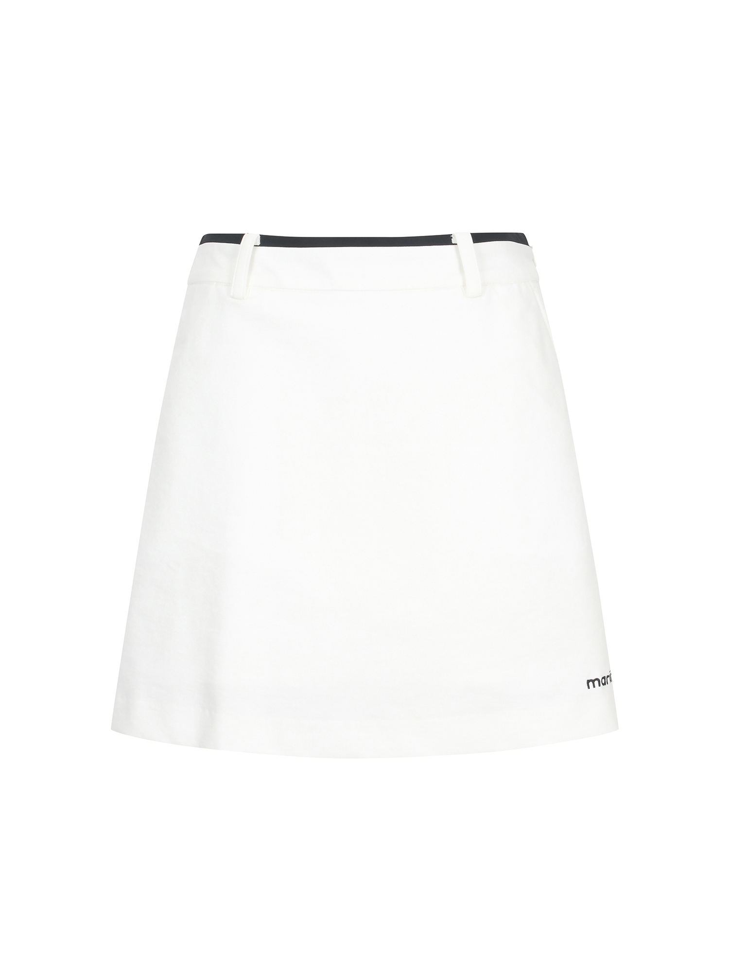 Stitch Logo Basic Skirts _OFF-WHITE (QW0ECU30530)