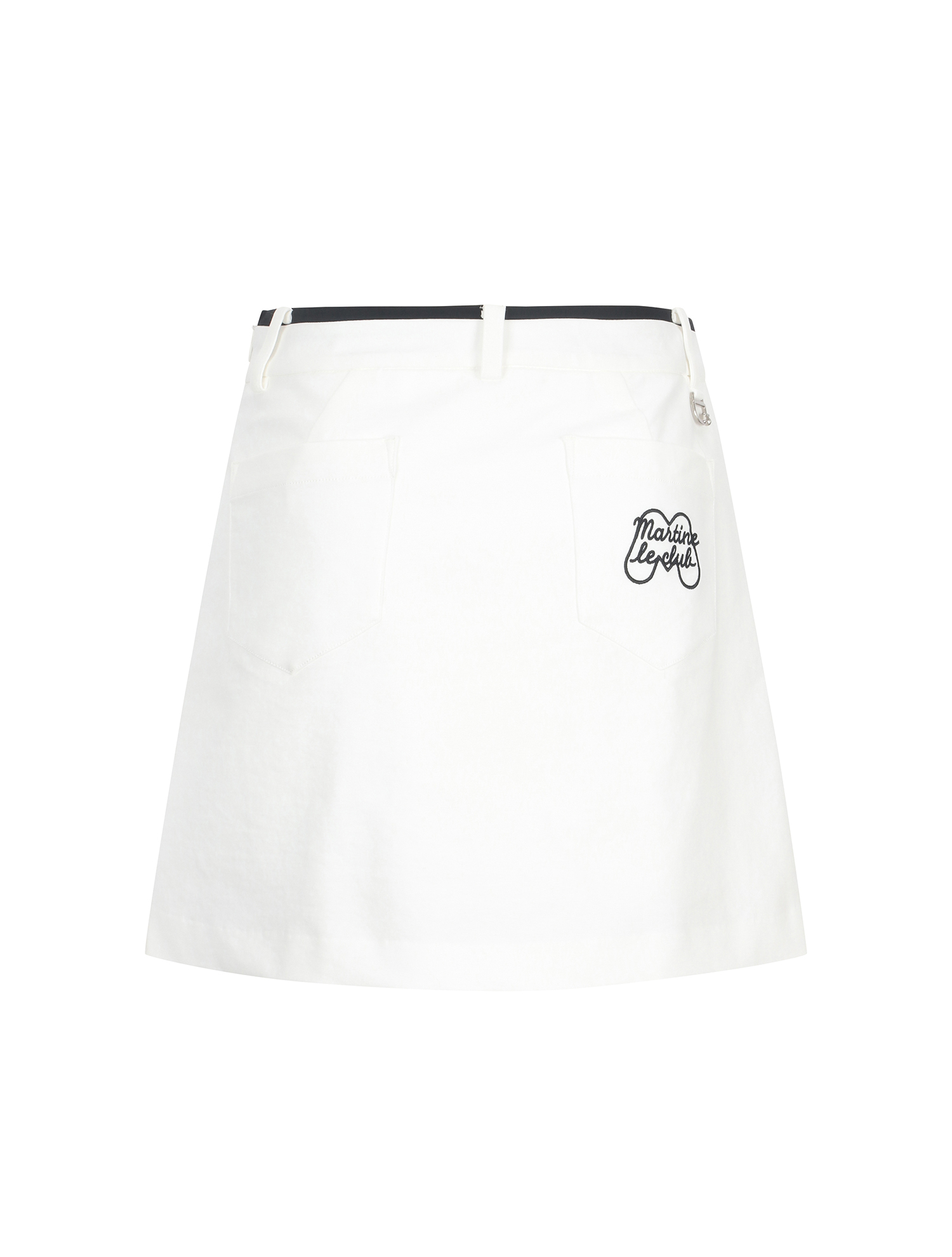 Stitch Logo Basic Skirts _OFF-WHITE (QW0ECU30530)