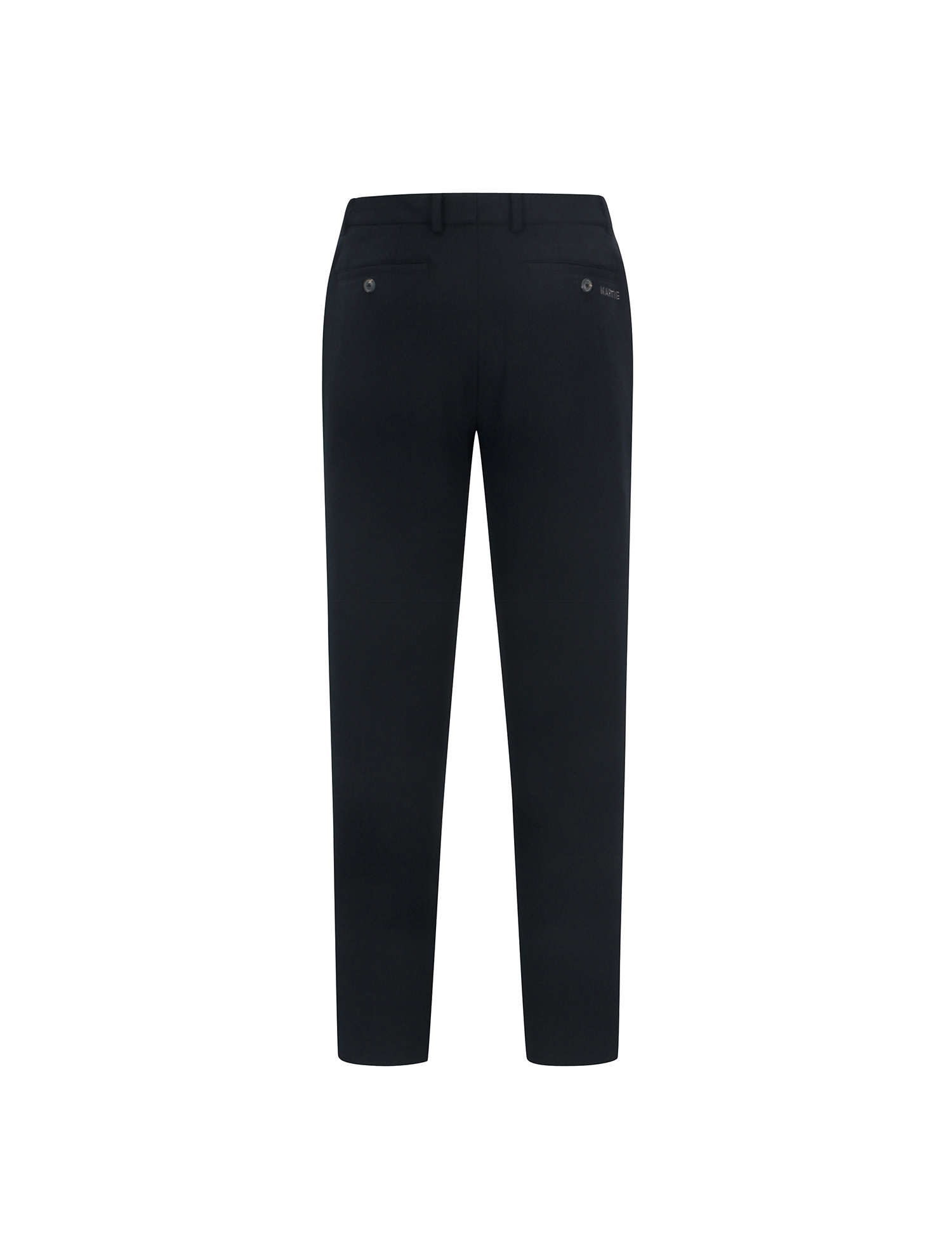 Slim Fit Slacks_BLACK (Men) (QM0ESL30139)