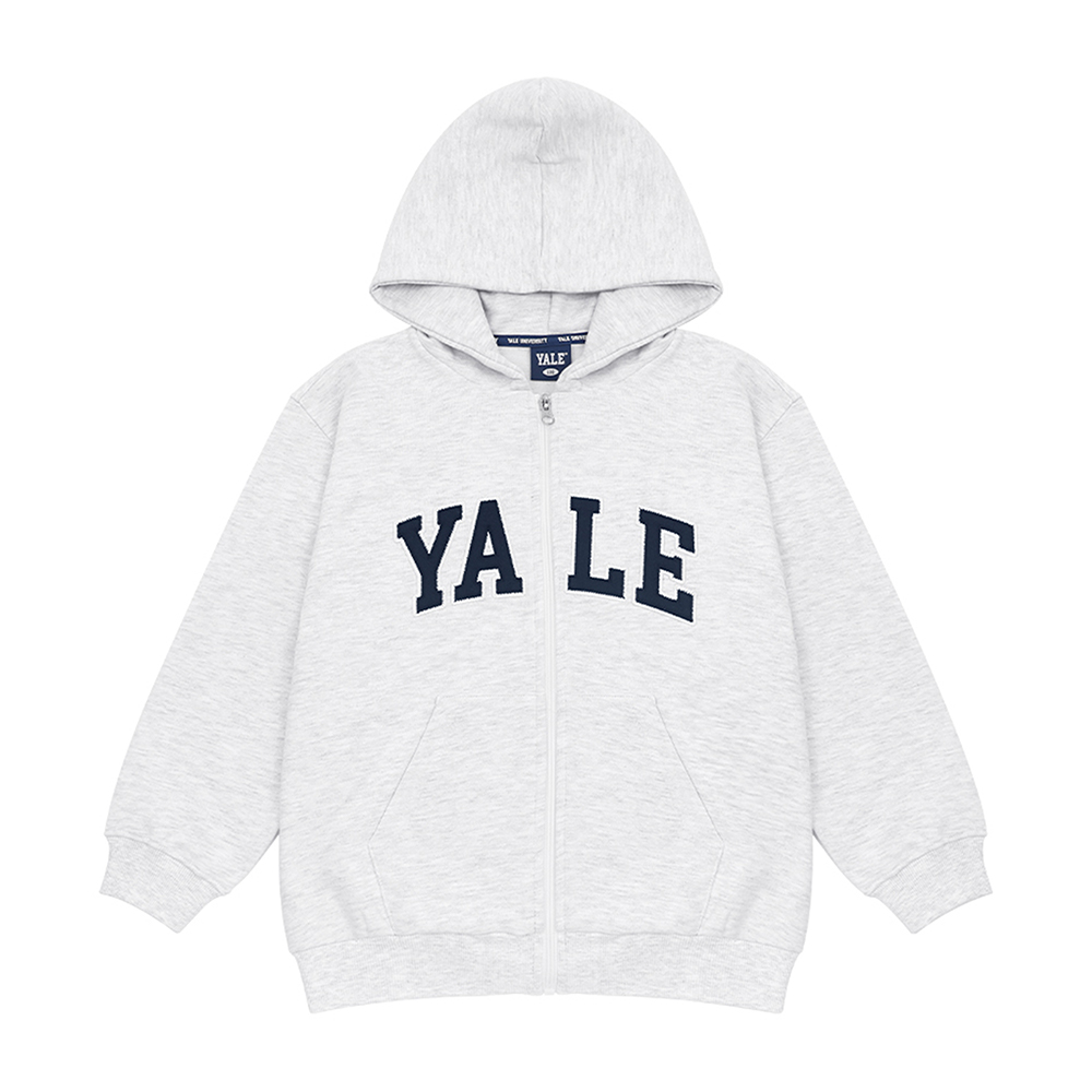 [YALE] 클레식 아플리케 후드 집업_A4F044