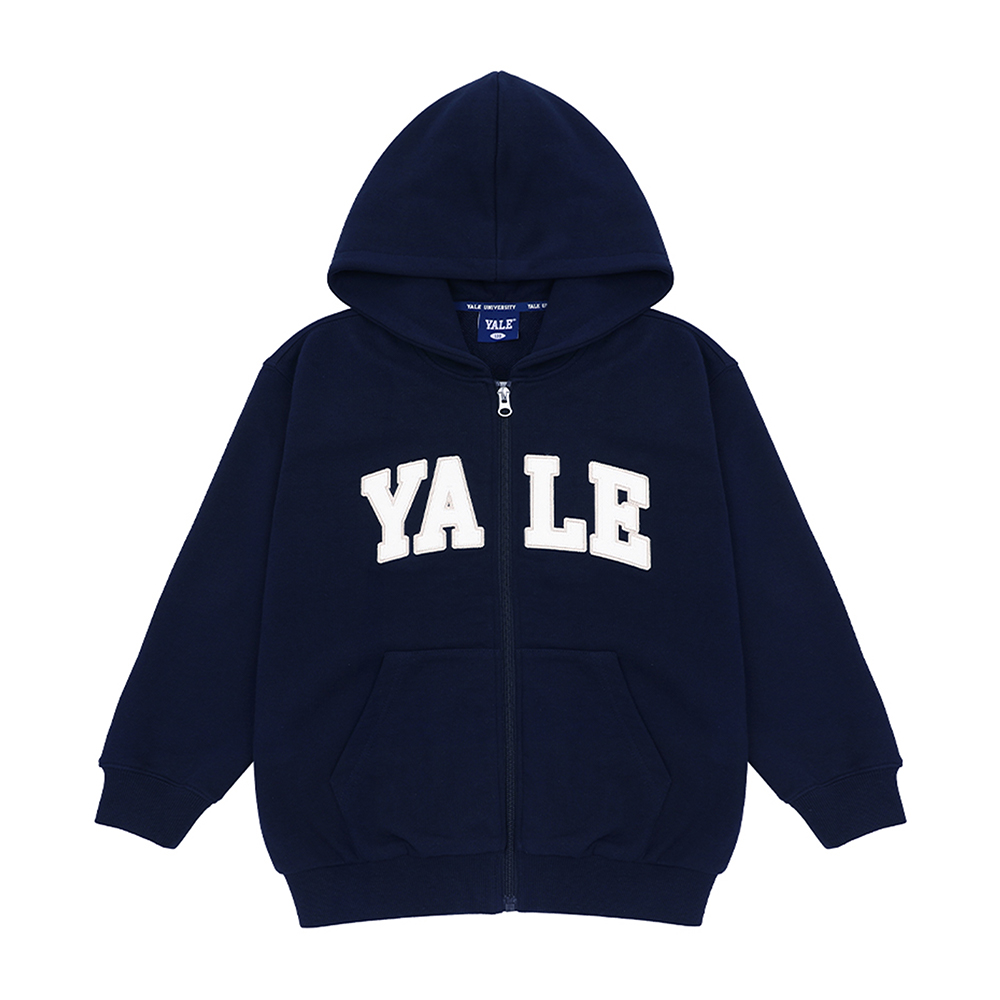 [YALE] 클레식 아플리케 후드 집업_A4F044
