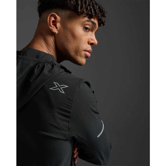 (남) 2XU 에어로 자켓 MR7209ABLK-SRF