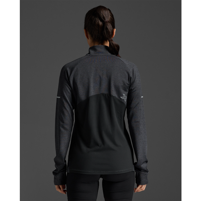 (여) 2XU 에어로 1/2 집 -WR7245ABLK-SRF