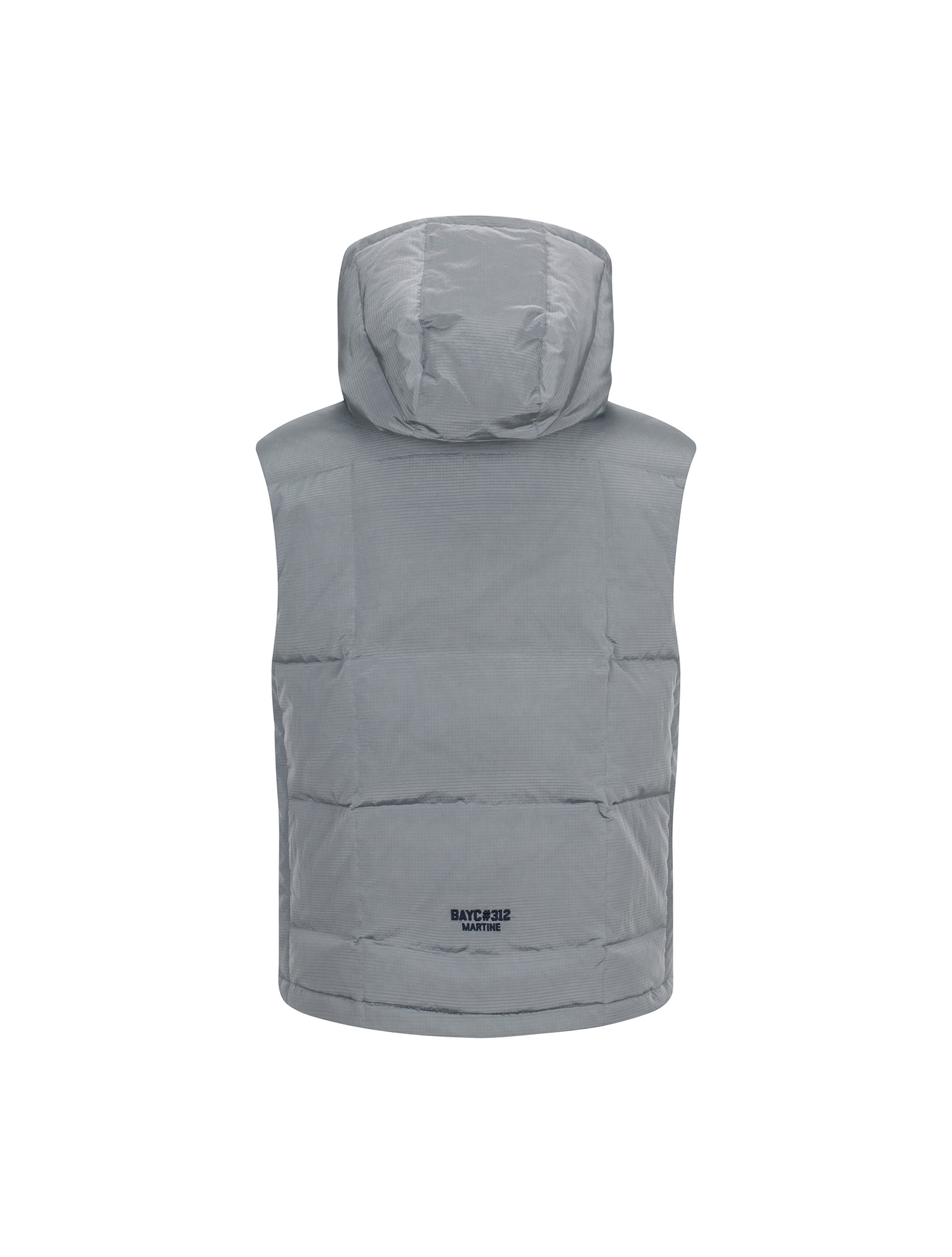 BAYC Hoodie Down Vest_L/GRAY (Men) (QM0EWV40232)