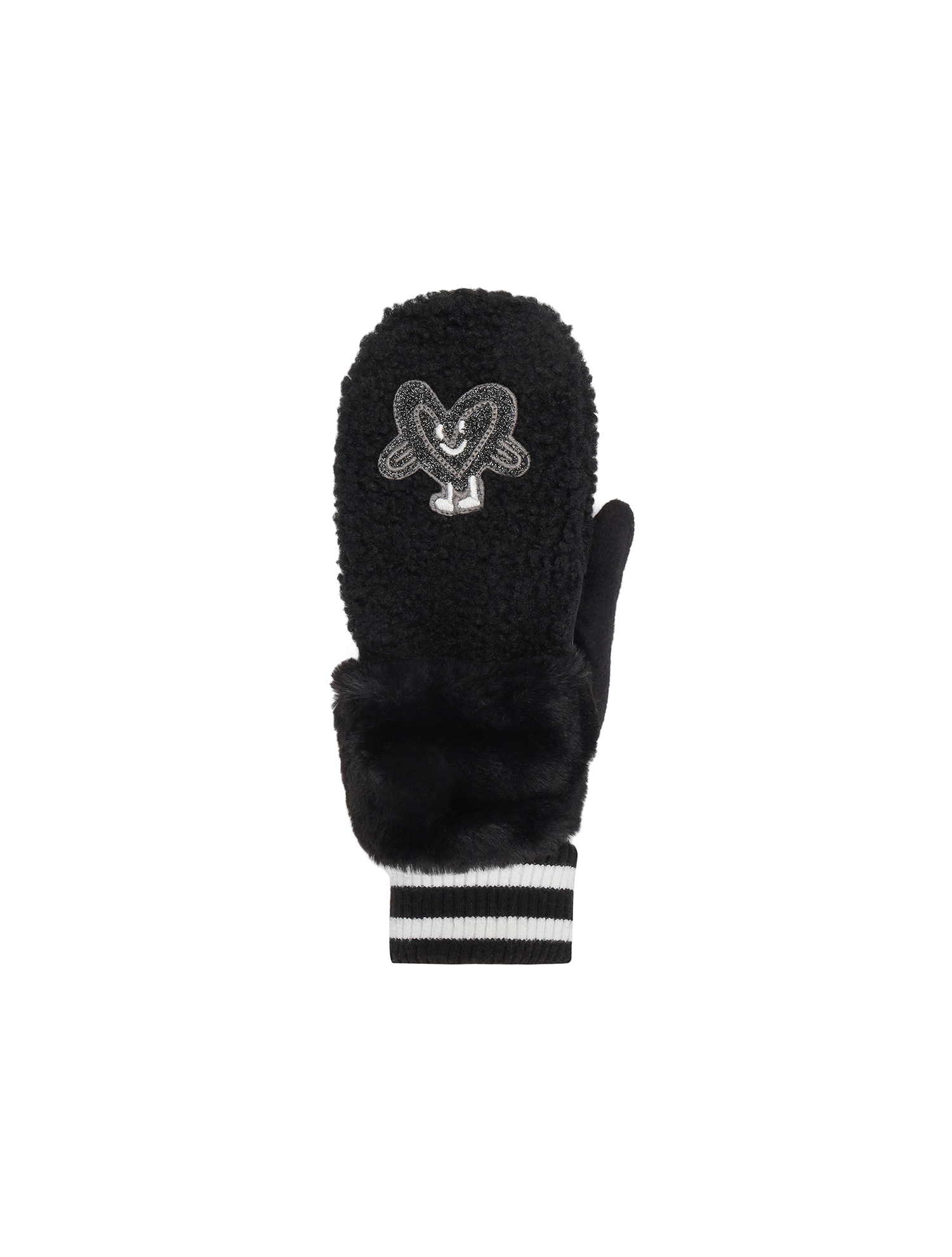 Martiny Fur Gloves_BLACK (QWAEGL40139)