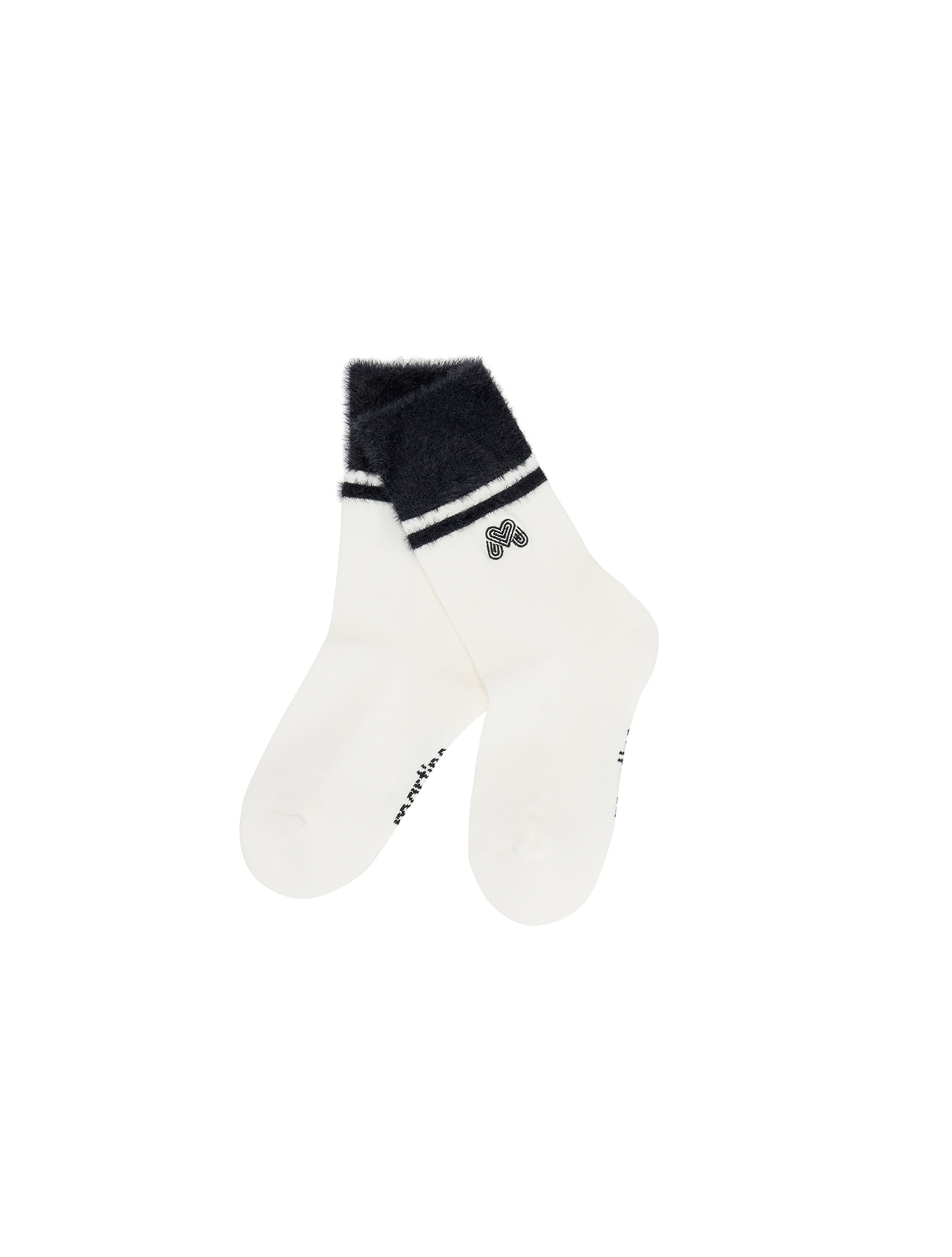 Fur Mid Socks_WHITE (QWAESC40131)