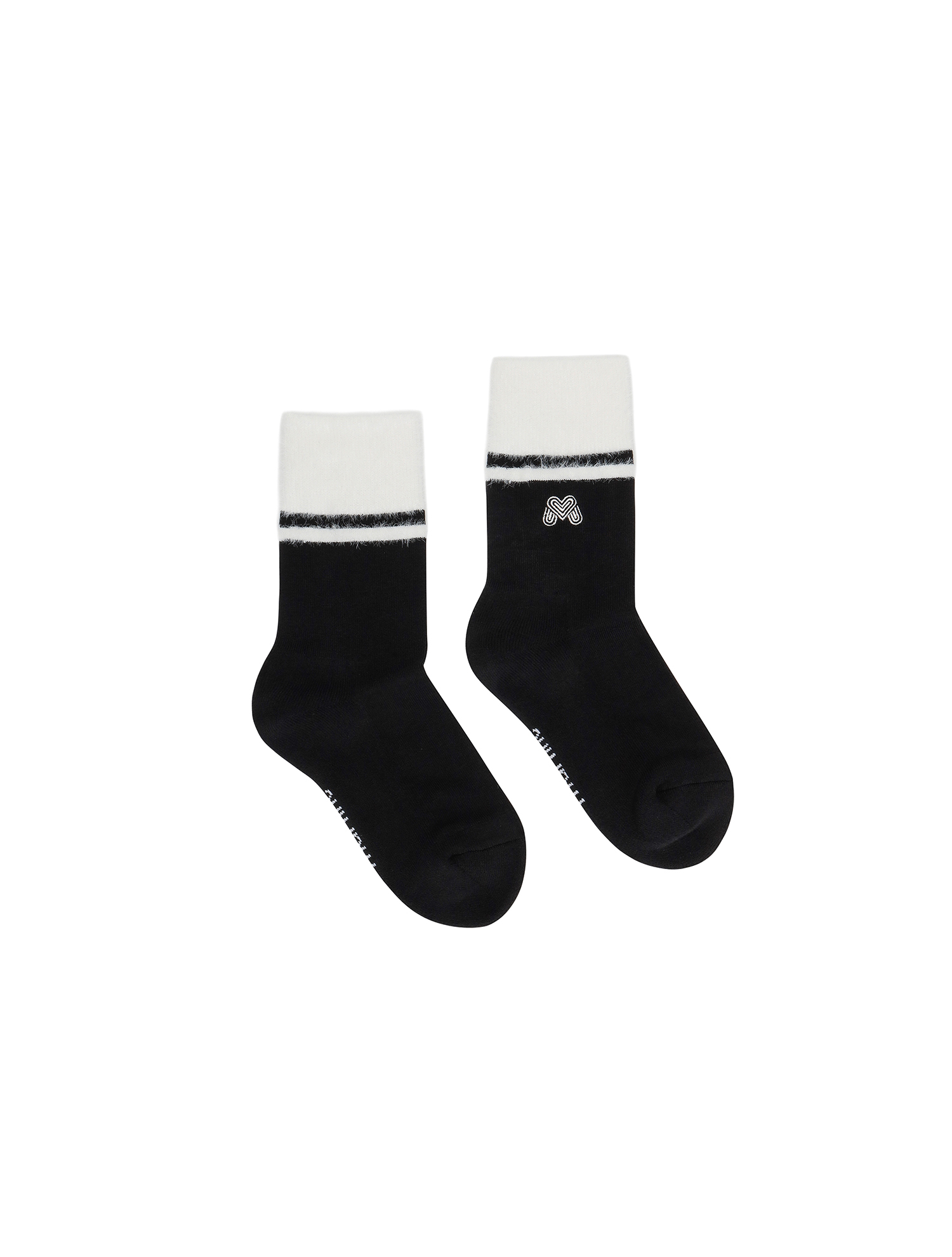 Fur Mid Socks_BLACK (QWAESC40139)