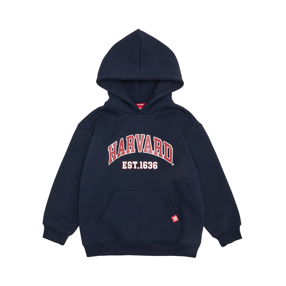 [하버드키즈]데일리 기모 후드티셔츠_B4W105