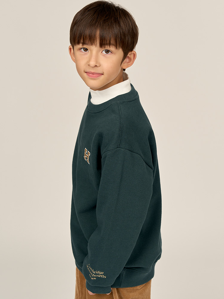 [하버드키즈]데일리 기모 맨투맨_B4W101