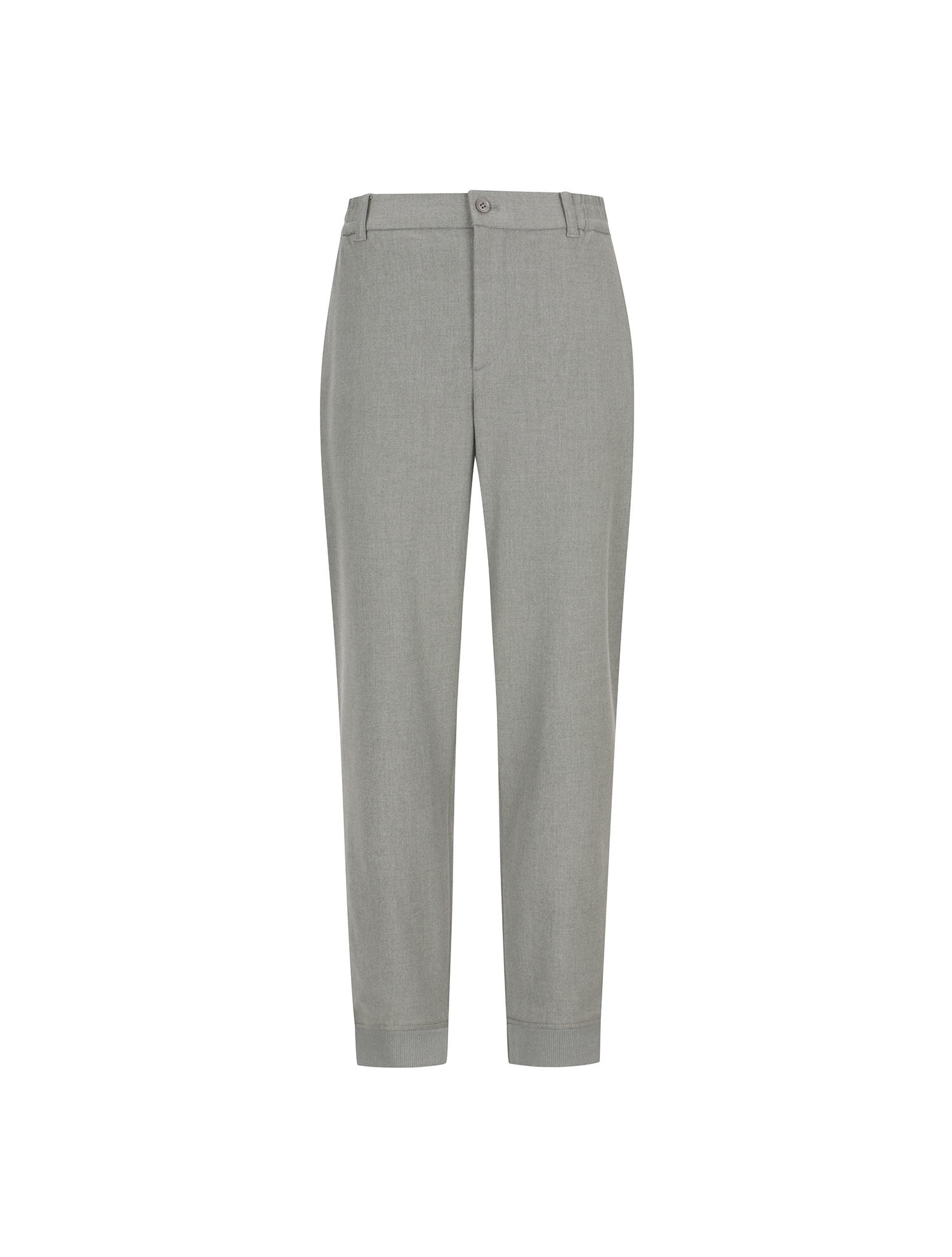 Wool Baggie Fit Jogger Pants_M/GRAY (Men) (QM0ESL40836)