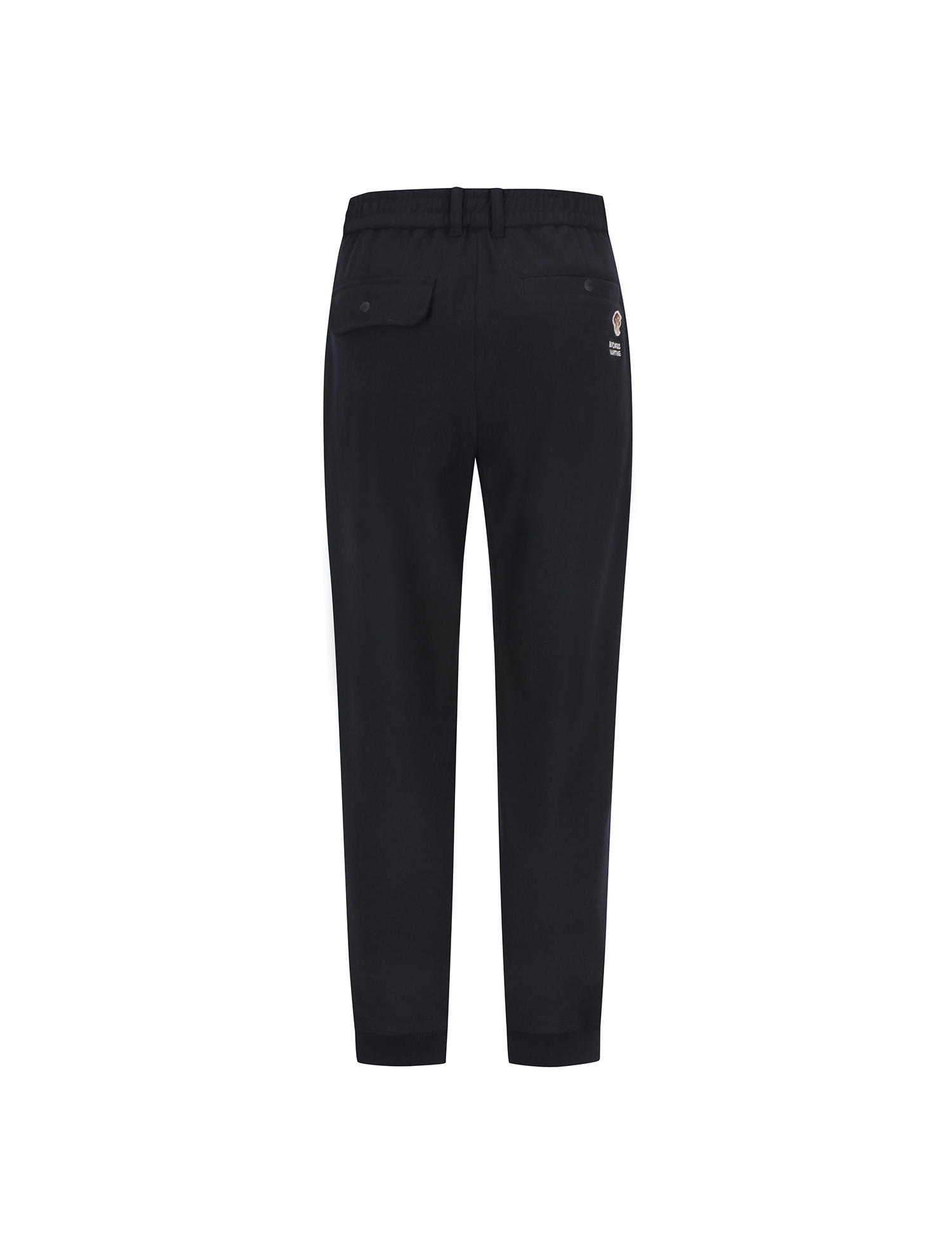 Wool Baggie Fit Jogger Pants_NAVY (Men) (QM0ESL40849)