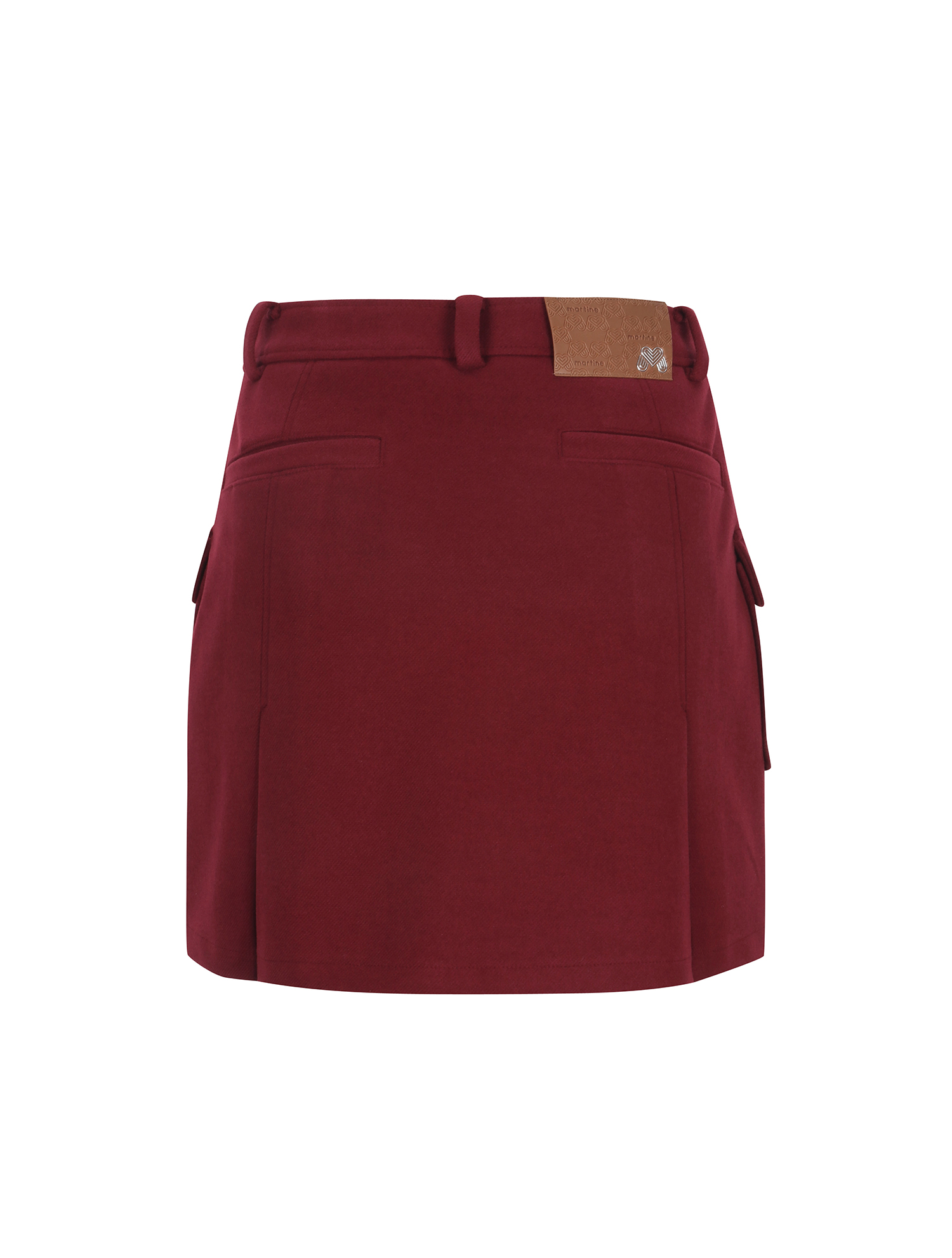 Out Pocket A Line Culotte_BURGUNDY (QW0ECU40380)