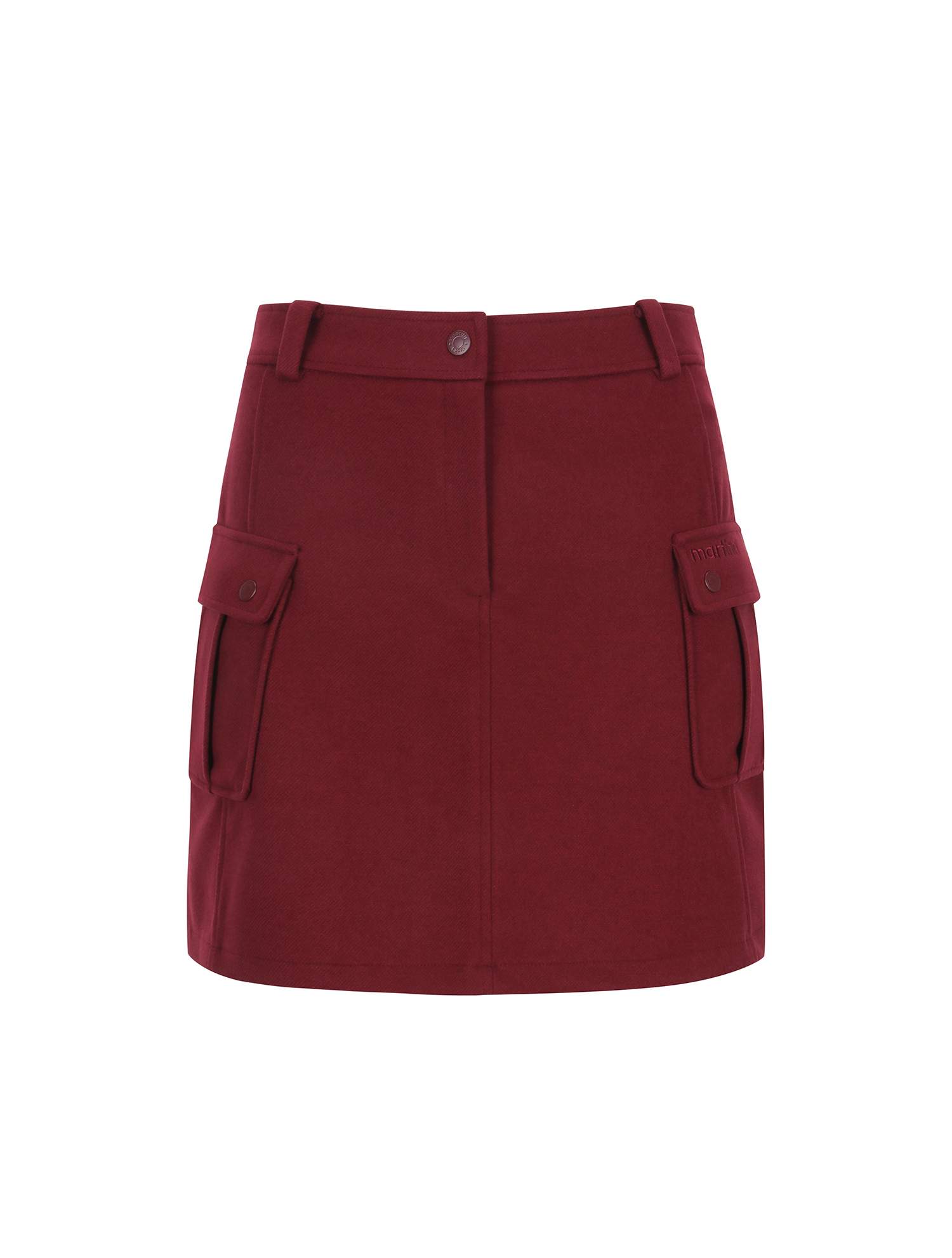 Out Pocket A Line Culotte_BURGUNDY (QW0ECU40380)