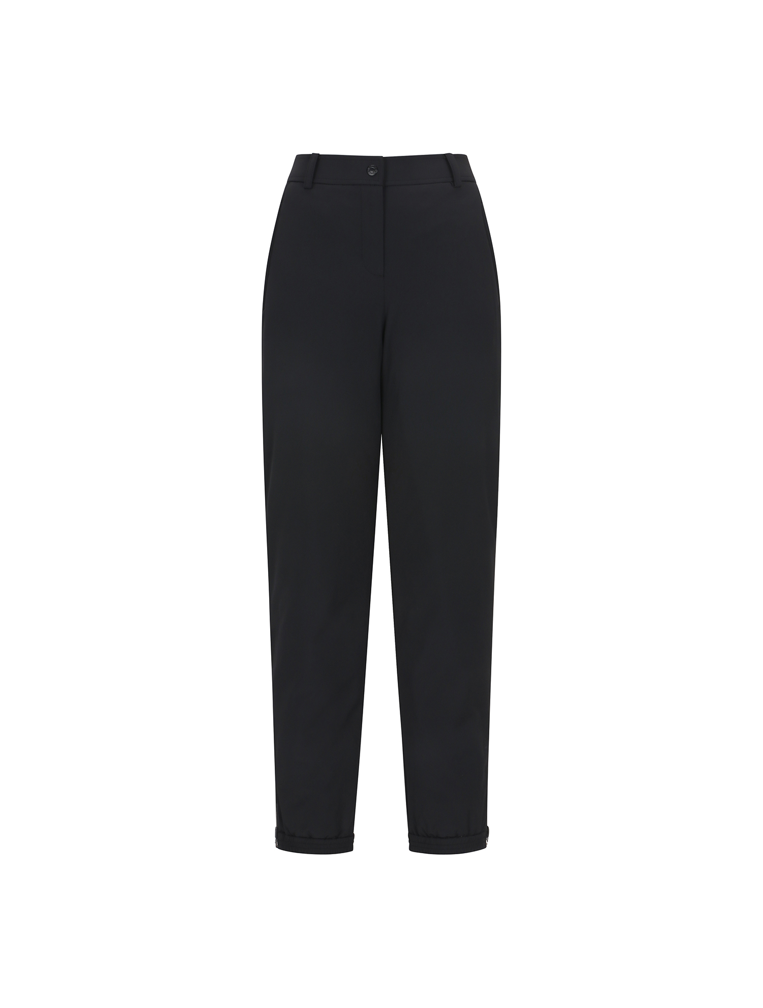 Banding Thin Down Jogger Pants_BLACK (QW0ESL40739)