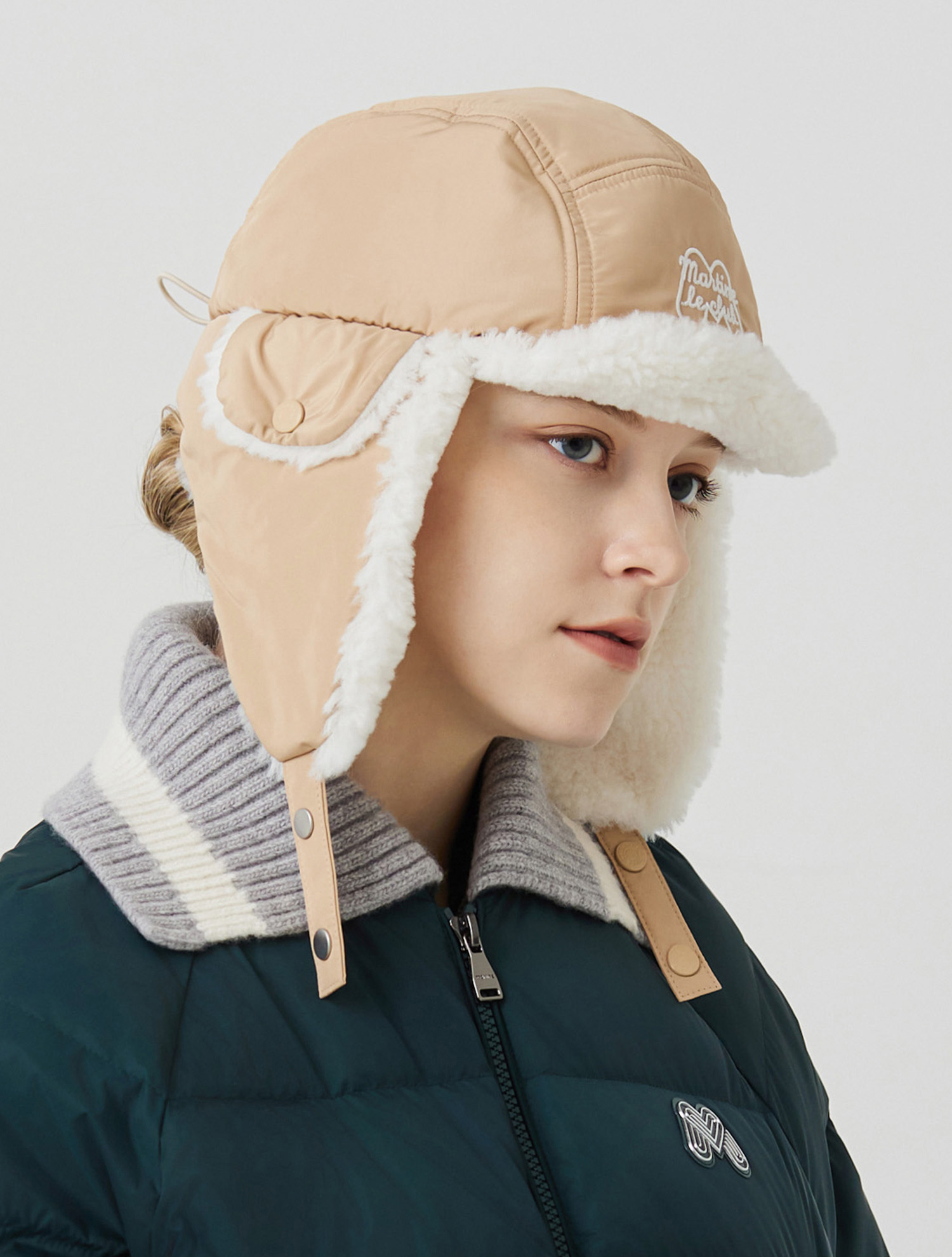 Padded Trooper Hat_BEIGE (QWAECP40753)