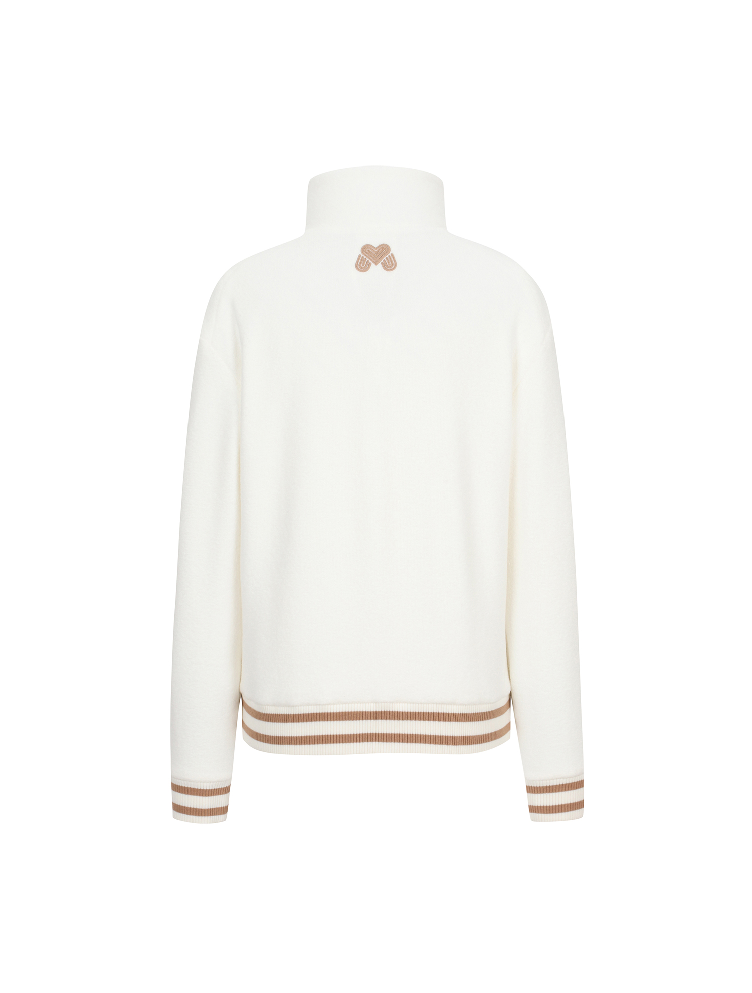 Logo Jacquard Fur Knit_OFF-WHITE (QW0EKS40730)