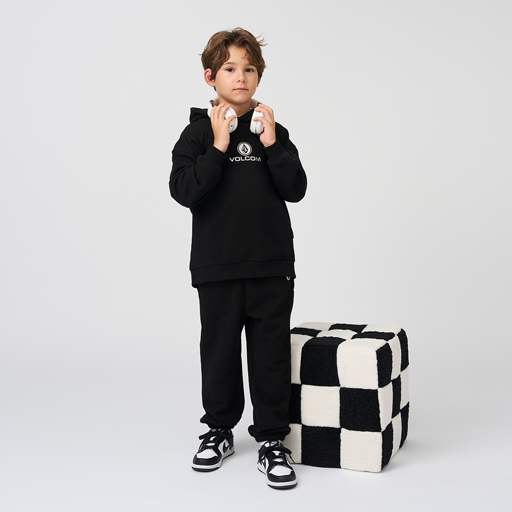 [볼컴키즈]원포인트 스톤 후드 상하복_D4F310