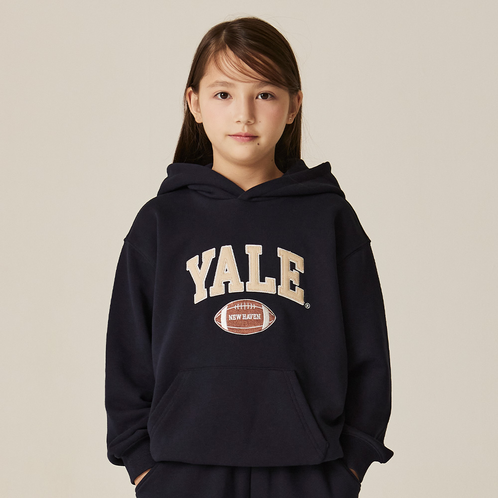 [예일키즈]세미 오버핏 기모 후드티셔츠_A4W026