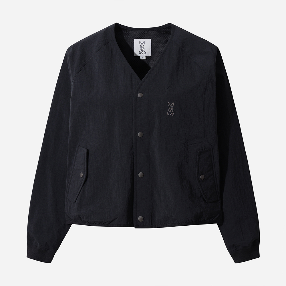 마이로 넥리스 가디건 자켓 여자(BLACK)