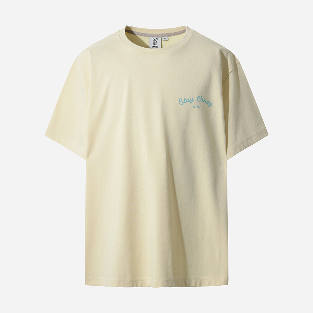 토끼 그래픽 반팔 티셔츠 (BEIGE)