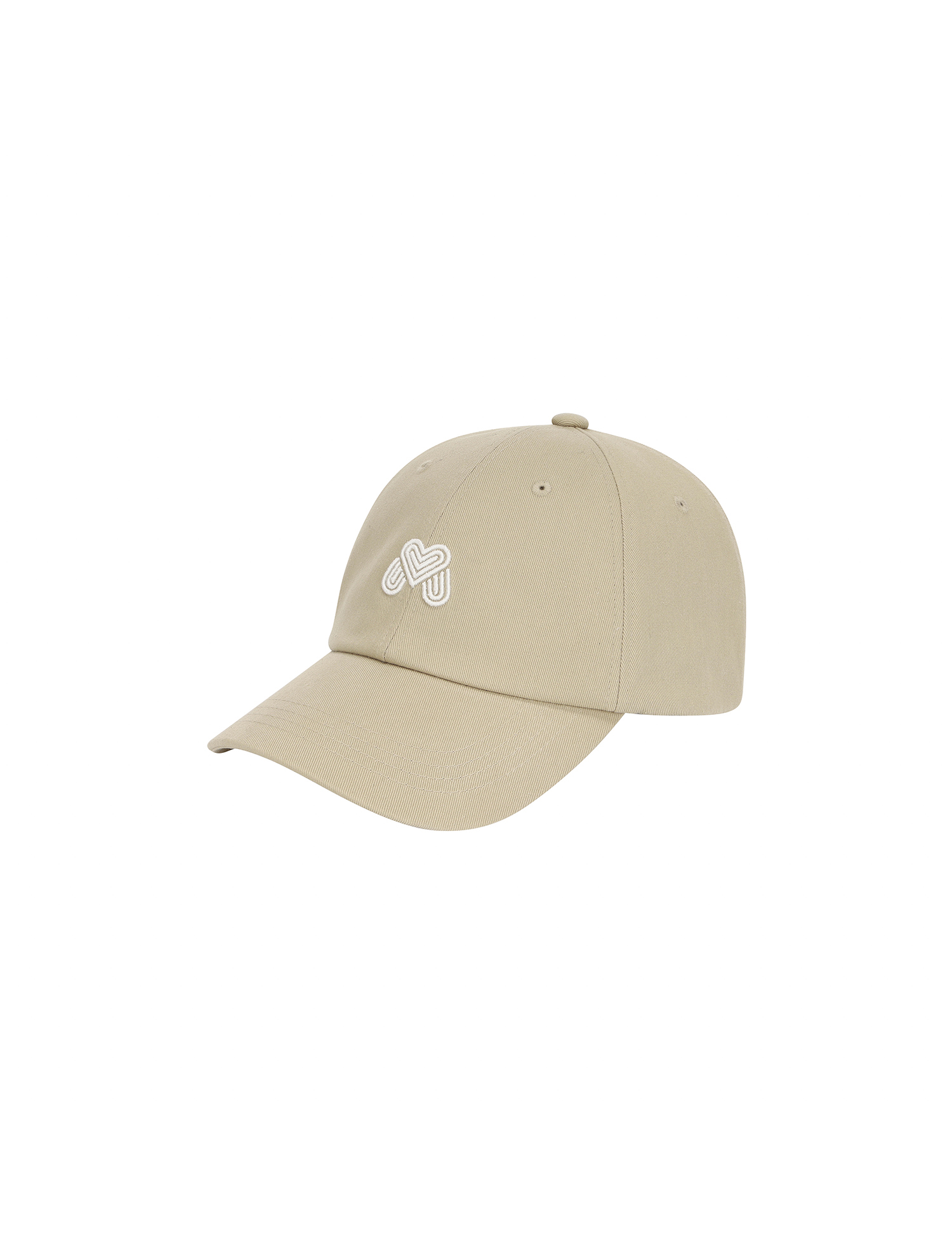 Mini Symbol Logo Ball Cap_BEIGE (QUAFACP00253)