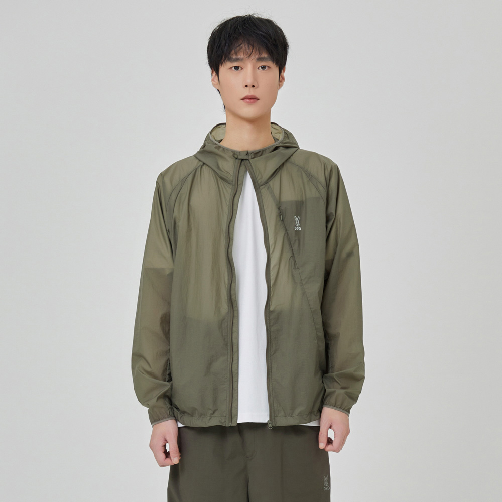 예이예이 경량 패커블 후드 자켓(D.CHARCOAL GREY)