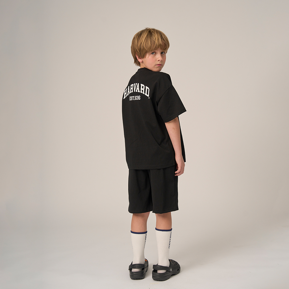 [하버드키즈]에센셜 바시티 반팔 셋업 HJCCSUD24037