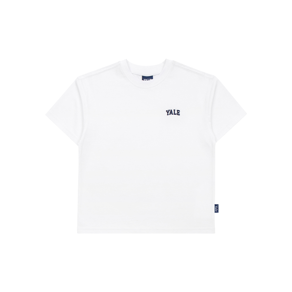 [예일키즈]예일 에센셜 코튼 로고 반팔 티셔츠 YJPTHSD23044