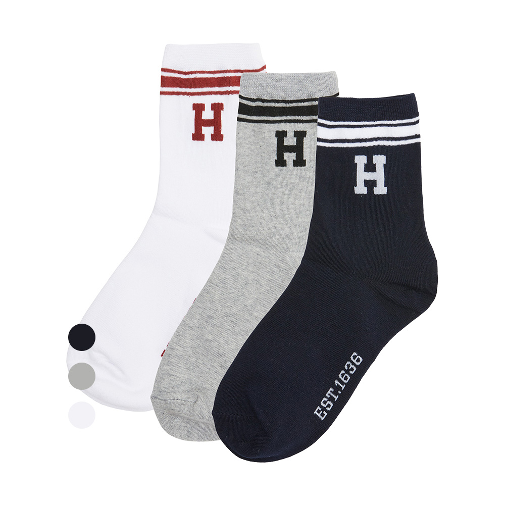 [하버드키즈]하버드 키즈 H로고 삭스 3P B5M203