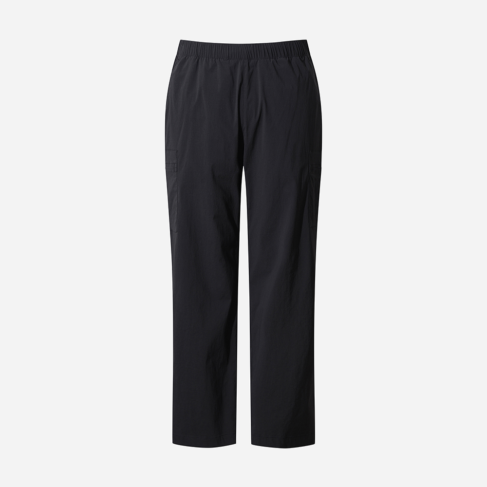 네츄럴 밴딩 카고 포켓 스트레이트 팬츠(BLACK)