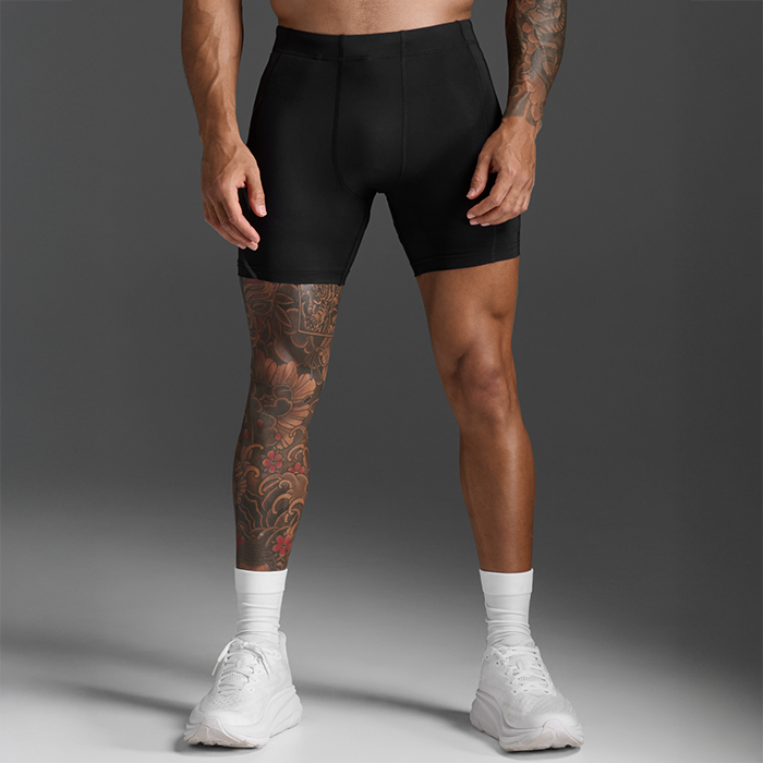 (남) 2XU 코어 컴프레션 1/2 쇼츠 MA4508BBLK-NRO