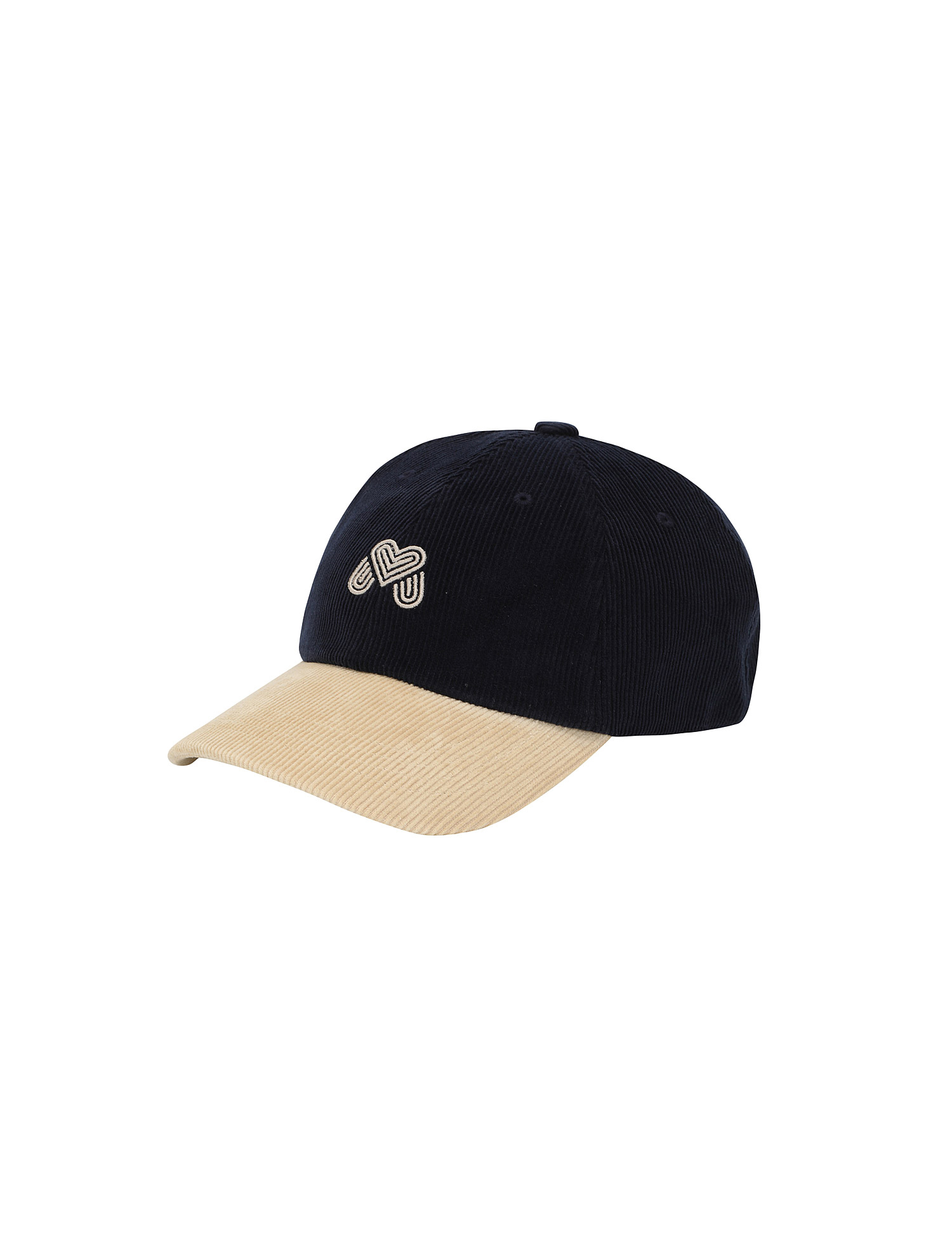 Corduroy Split tone Cap_NAVY (QWAFACP30249)