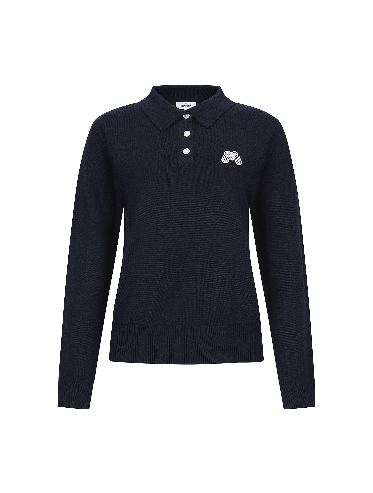 Classic Collar Knit_NAVY (QW0FTSY30149)