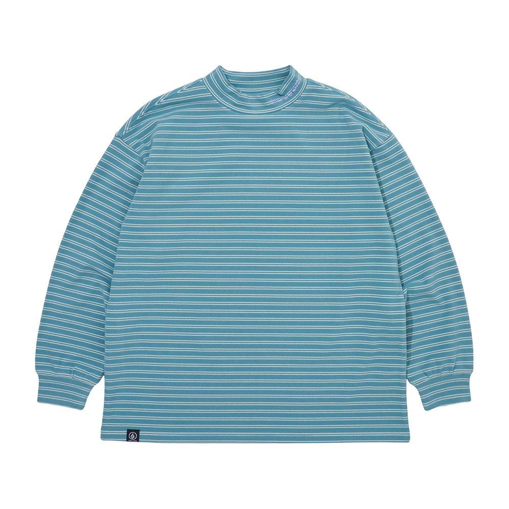 [볼컴키즈]스트라이프 하이넥 티셔츠 D5W001