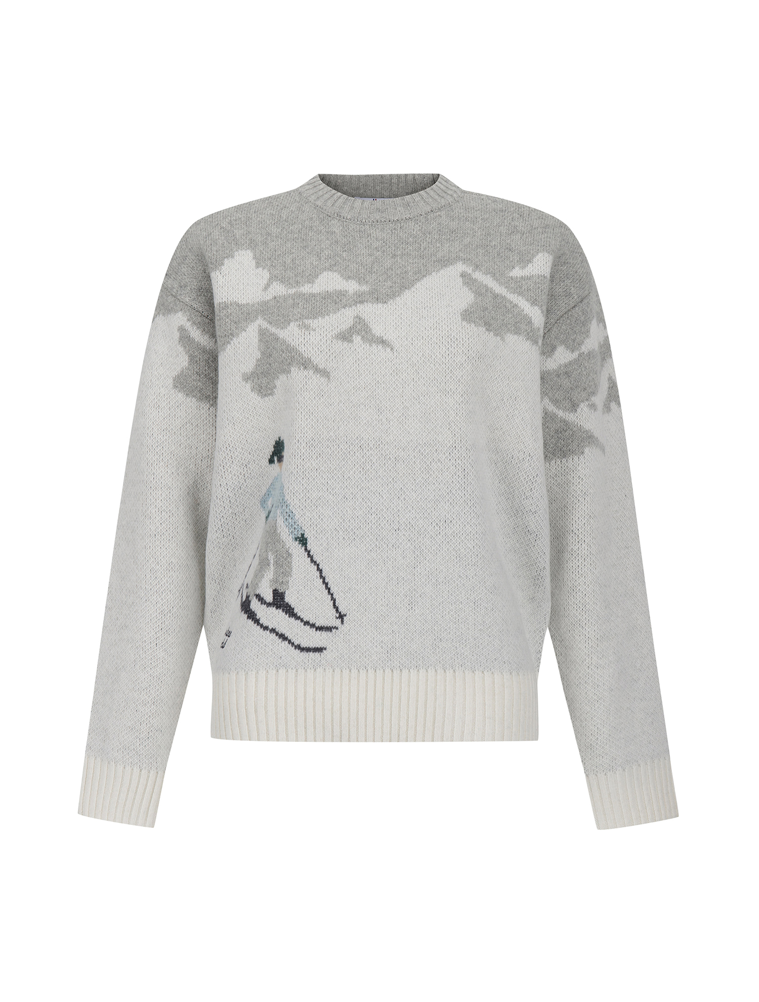 Martine Winter Ski Knit_M/GRAY (QW0FTSR40136)