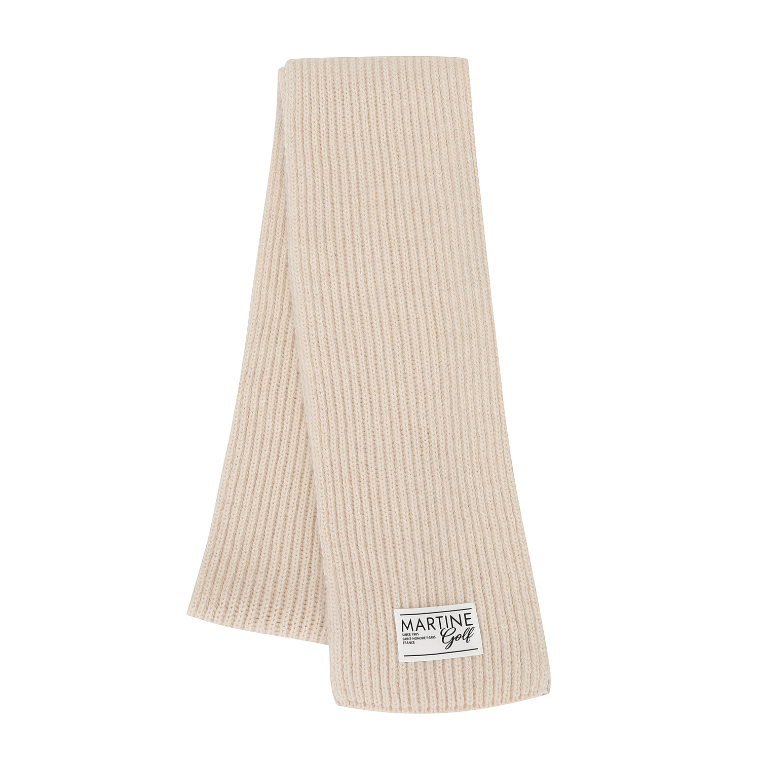 Essential Knit Muffler_BEIGE (QWAFAMF40353)